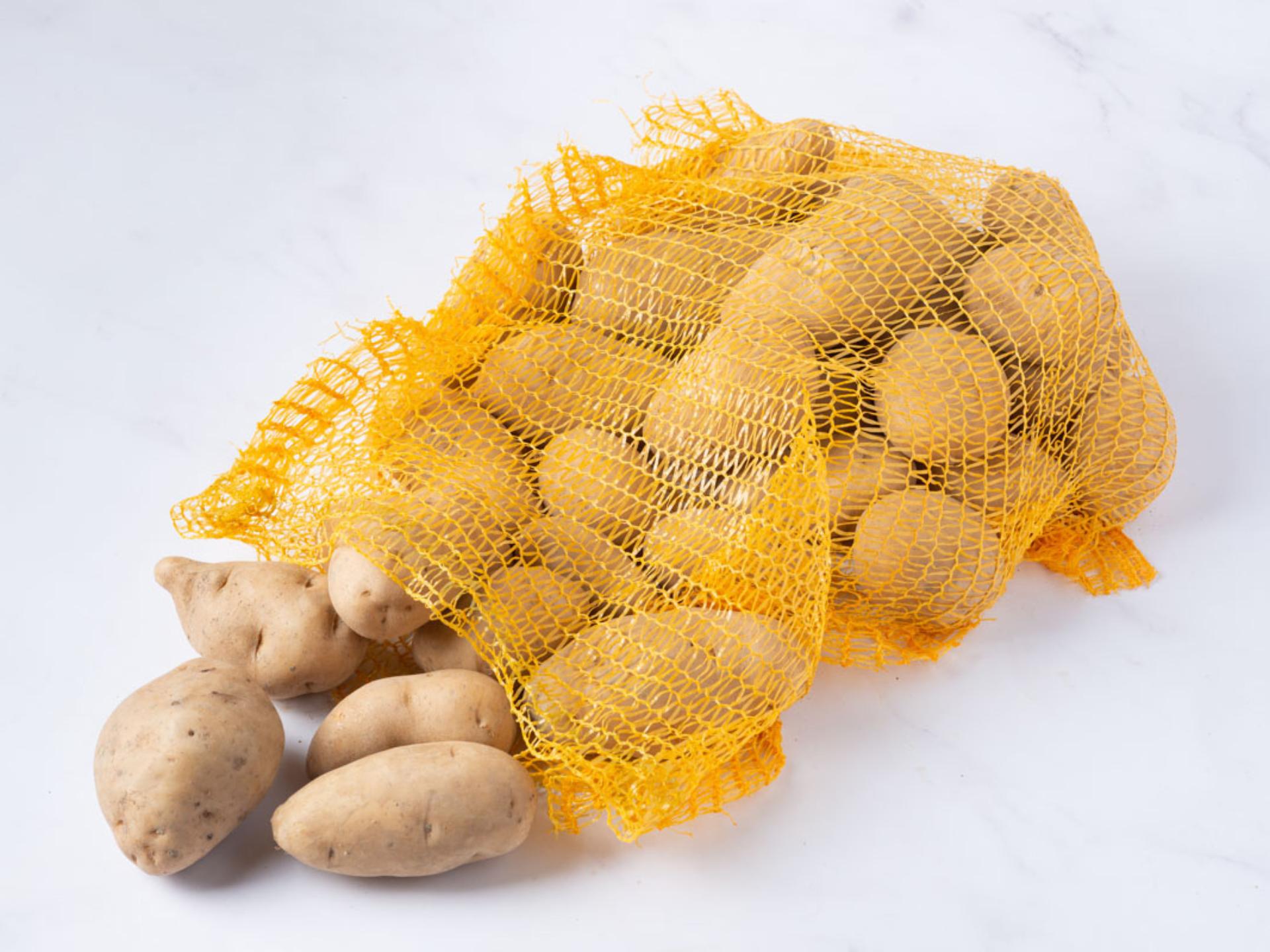 Patate di montagna in rete