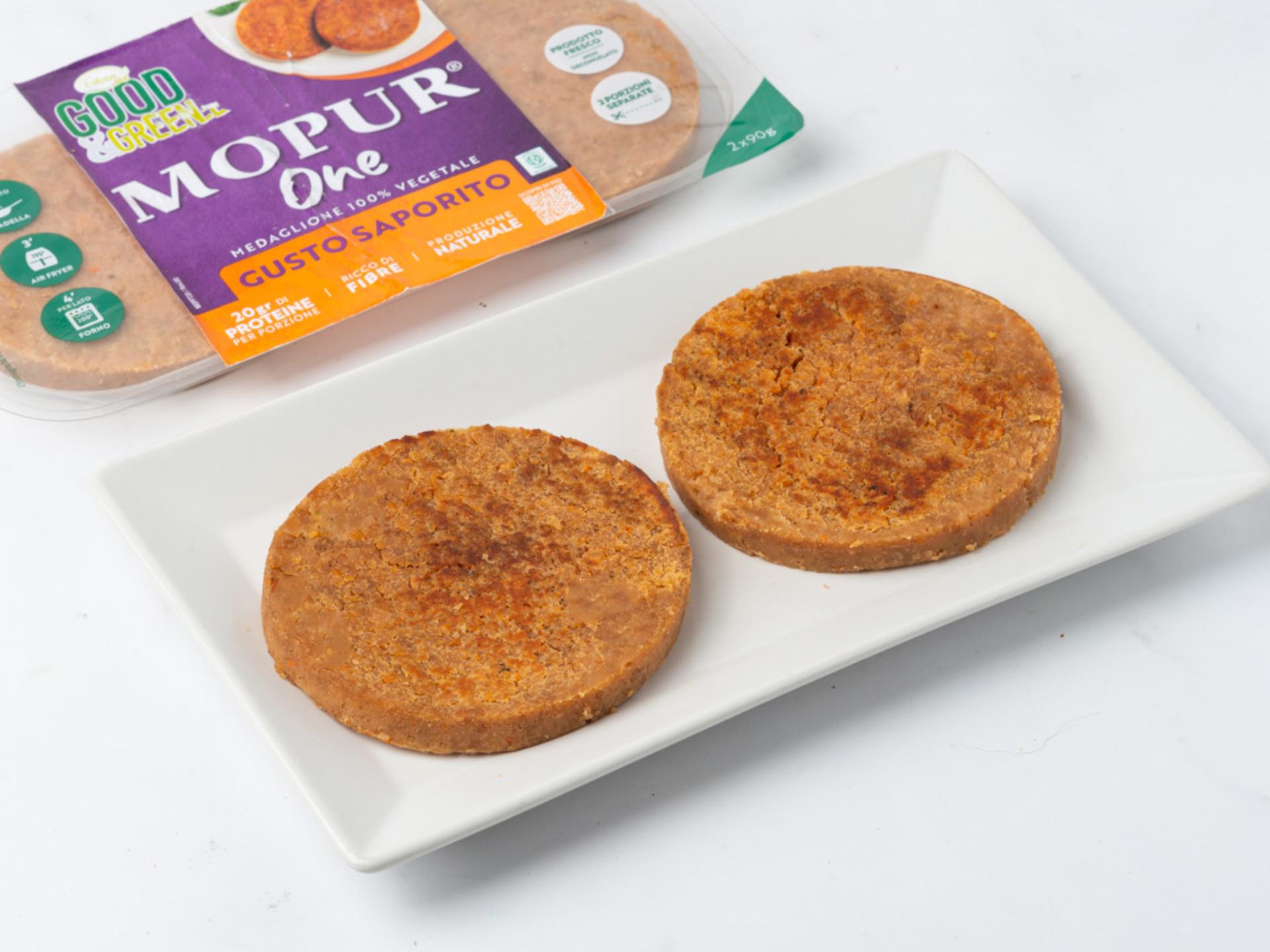 Burger vegetali di Mopur gusto saporito