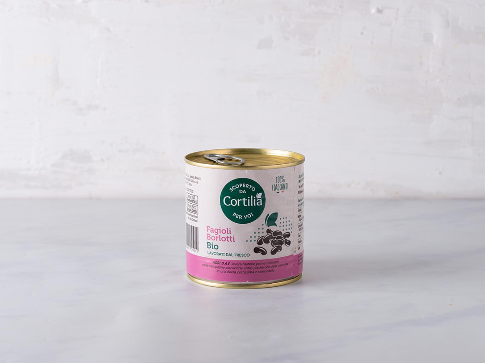 Fagioli borlotti in scatola BIO