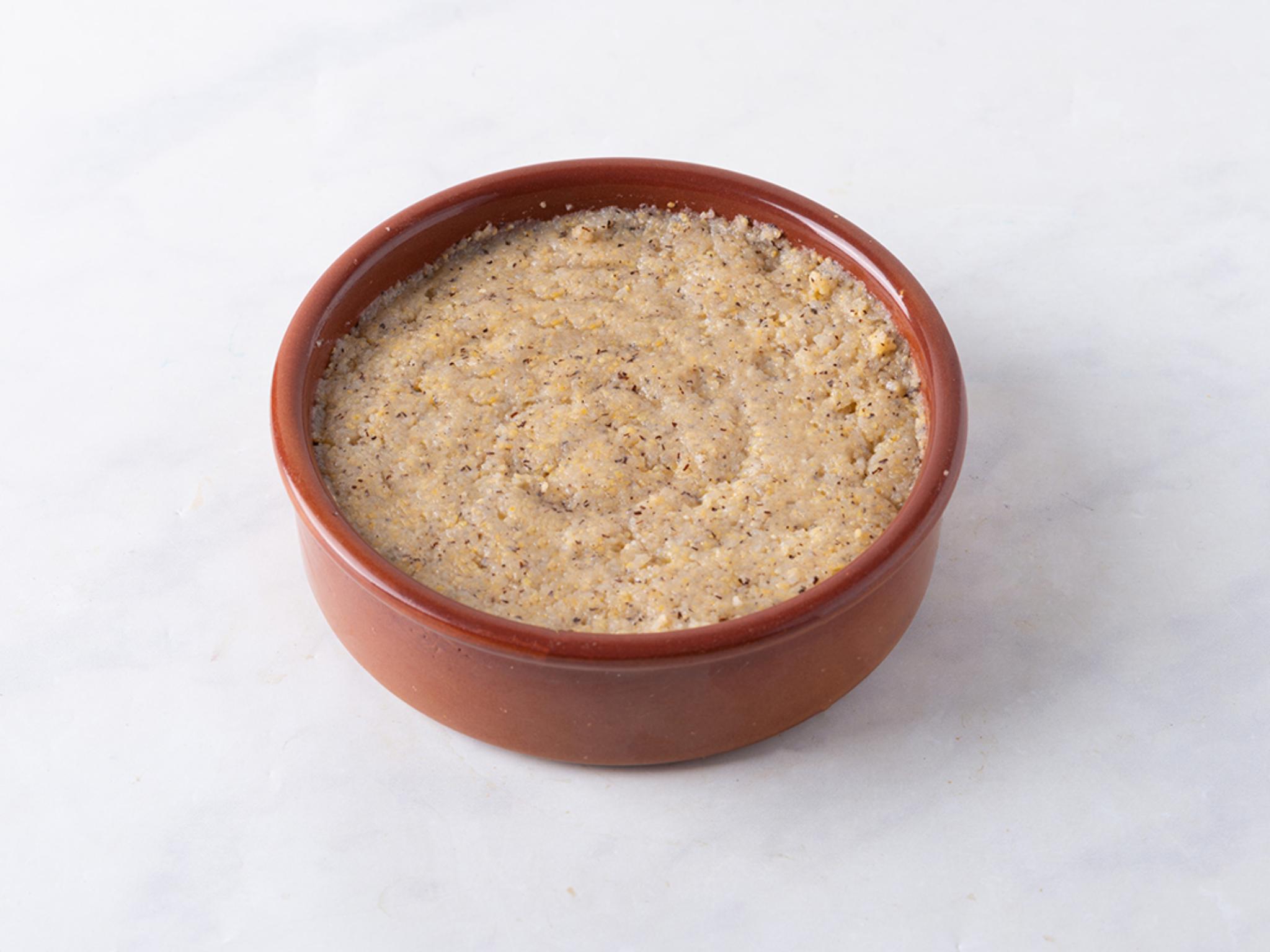 Polenta taragna concia con Branzi