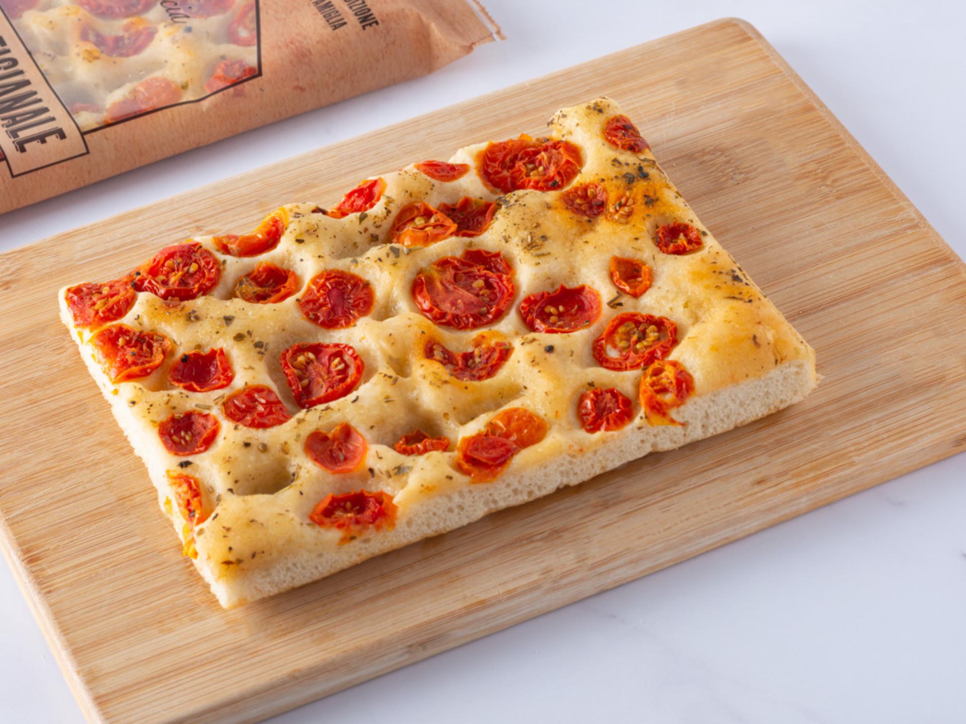 Focaccia con pomodorini