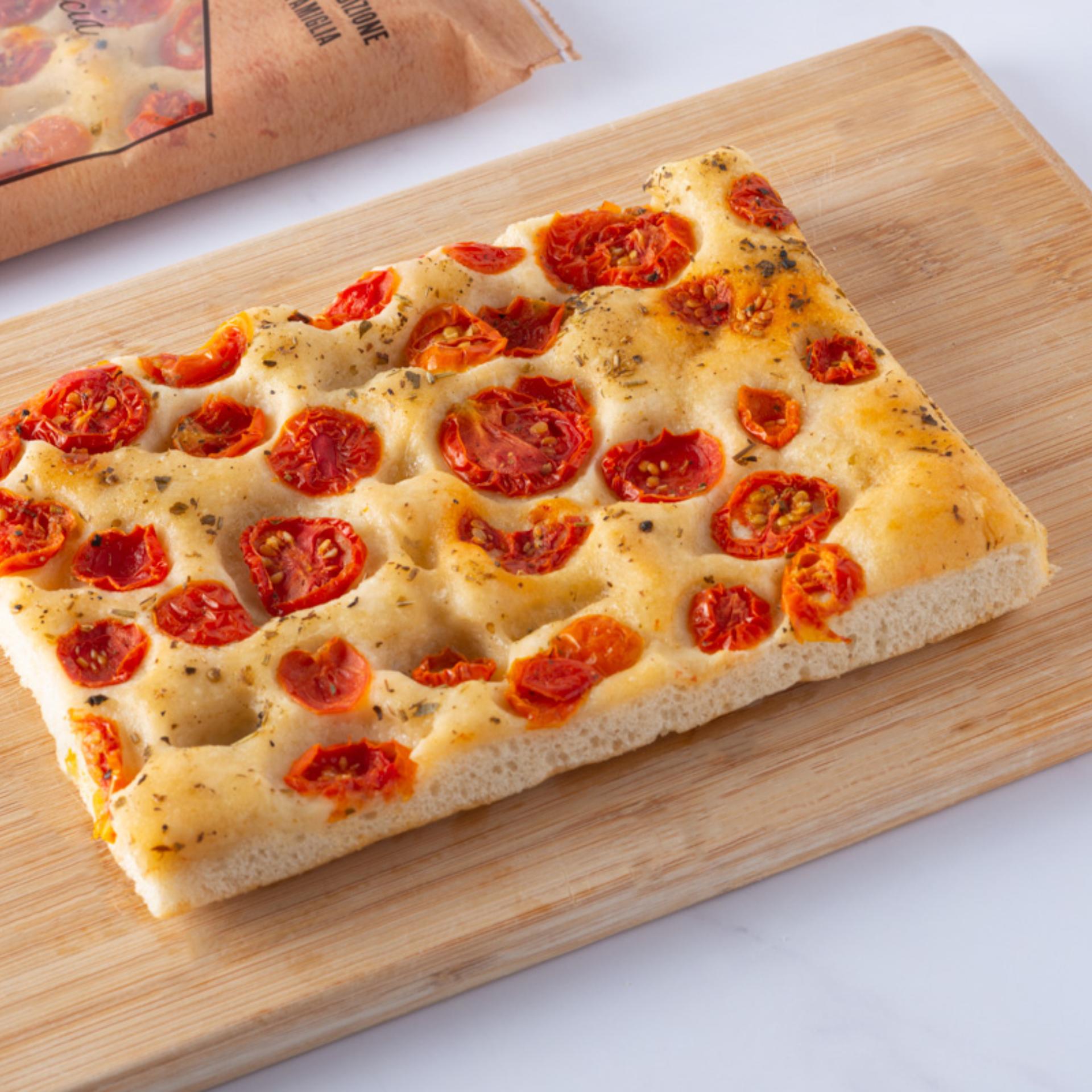 Focaccia con pomodorini