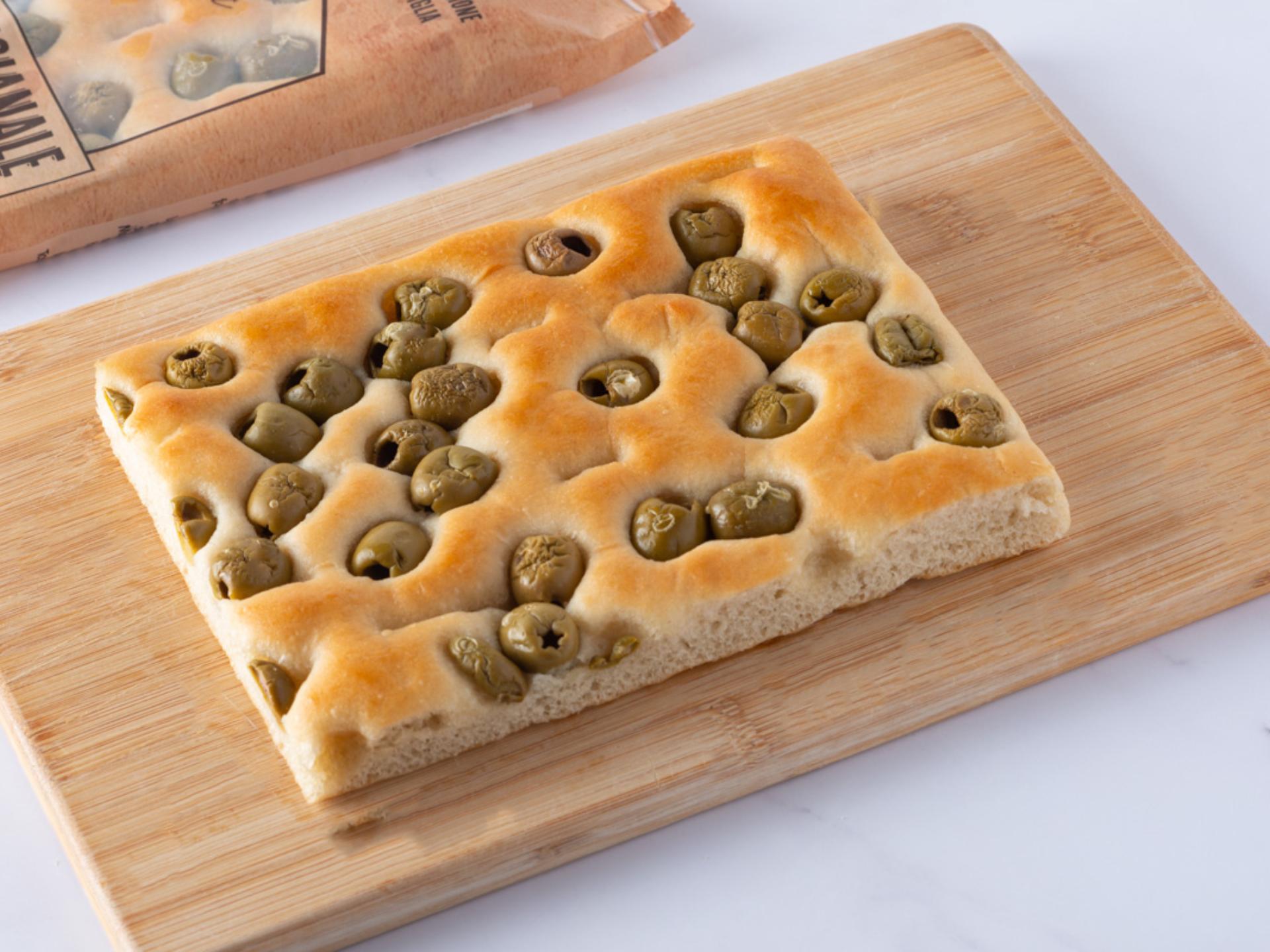 Focaccia con olive