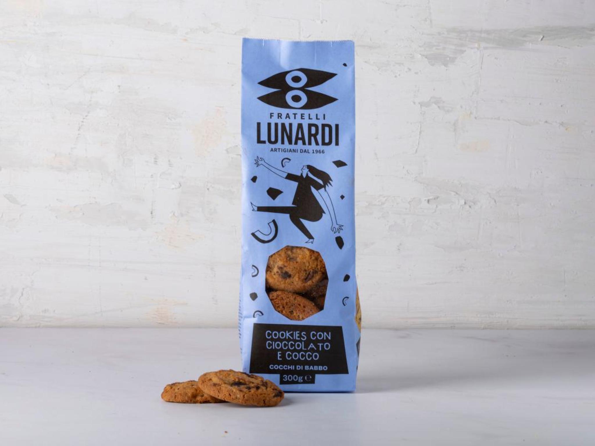 Cookies con cioccolato e cocco