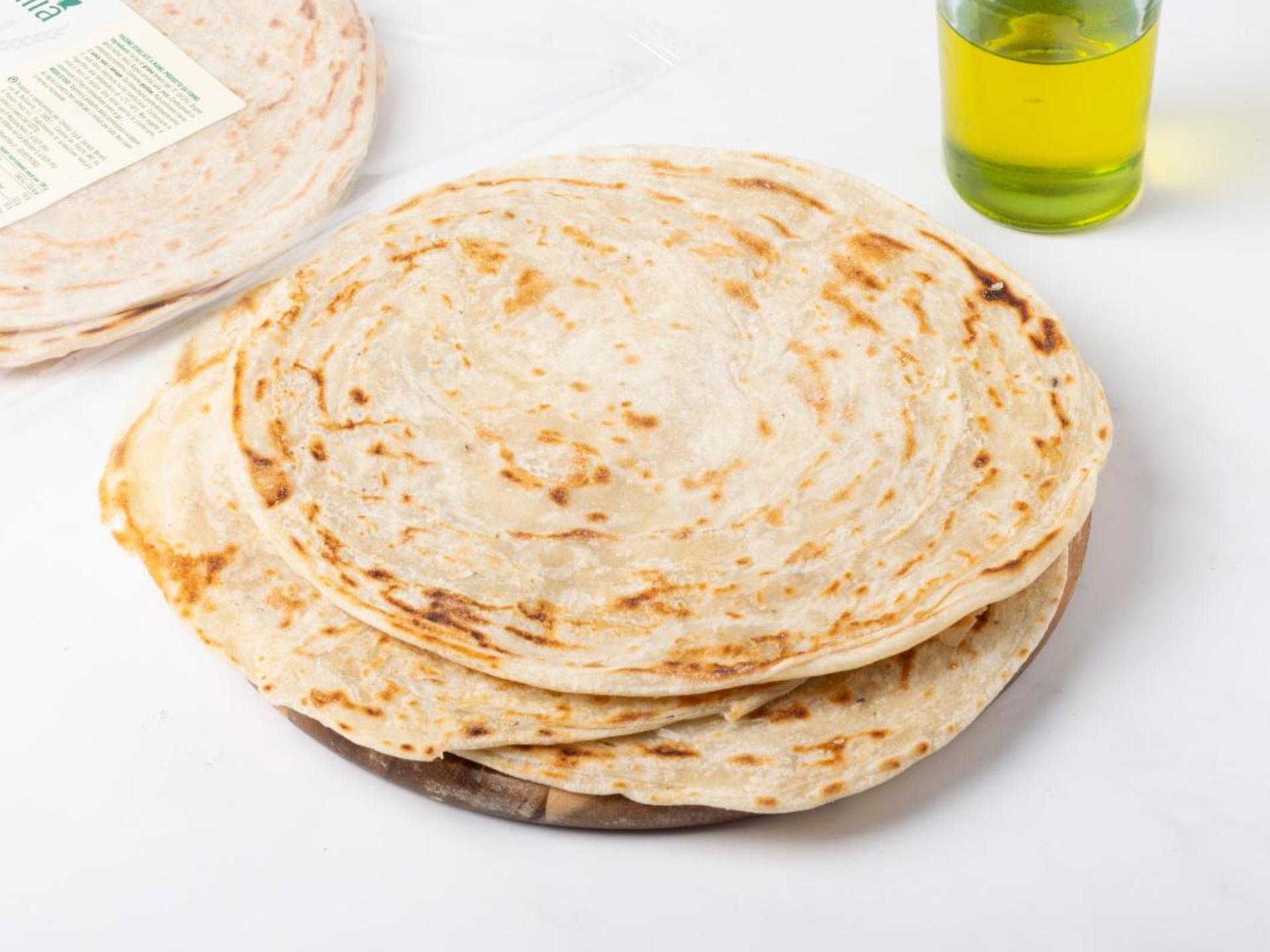 Piadine fresche sfogliate a mano