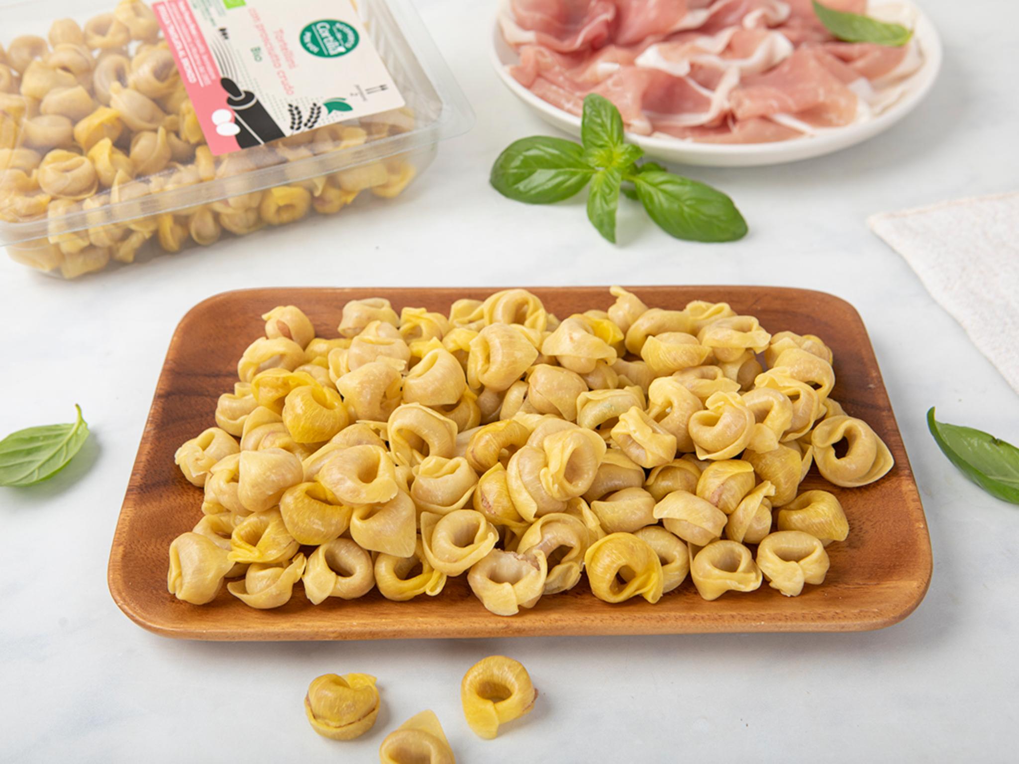 Tortellini con prosciutto crudo BIO