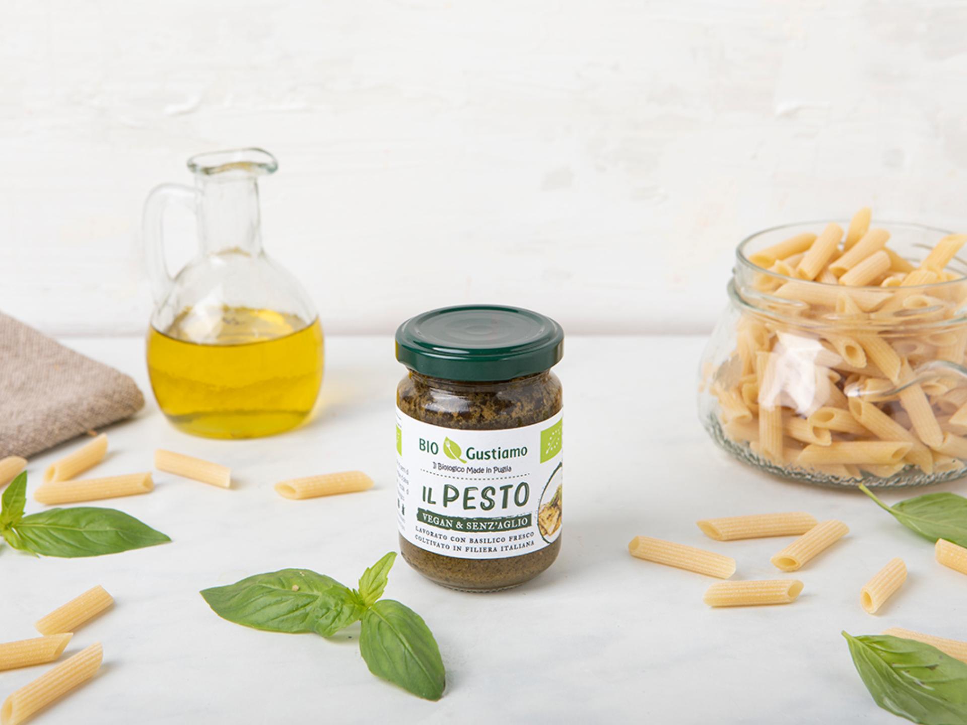 Pesto di basilico vegano BIO