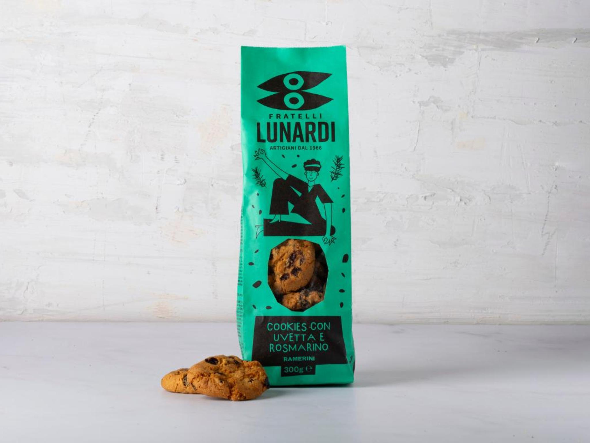 Cookies con uvetta e rosmarino