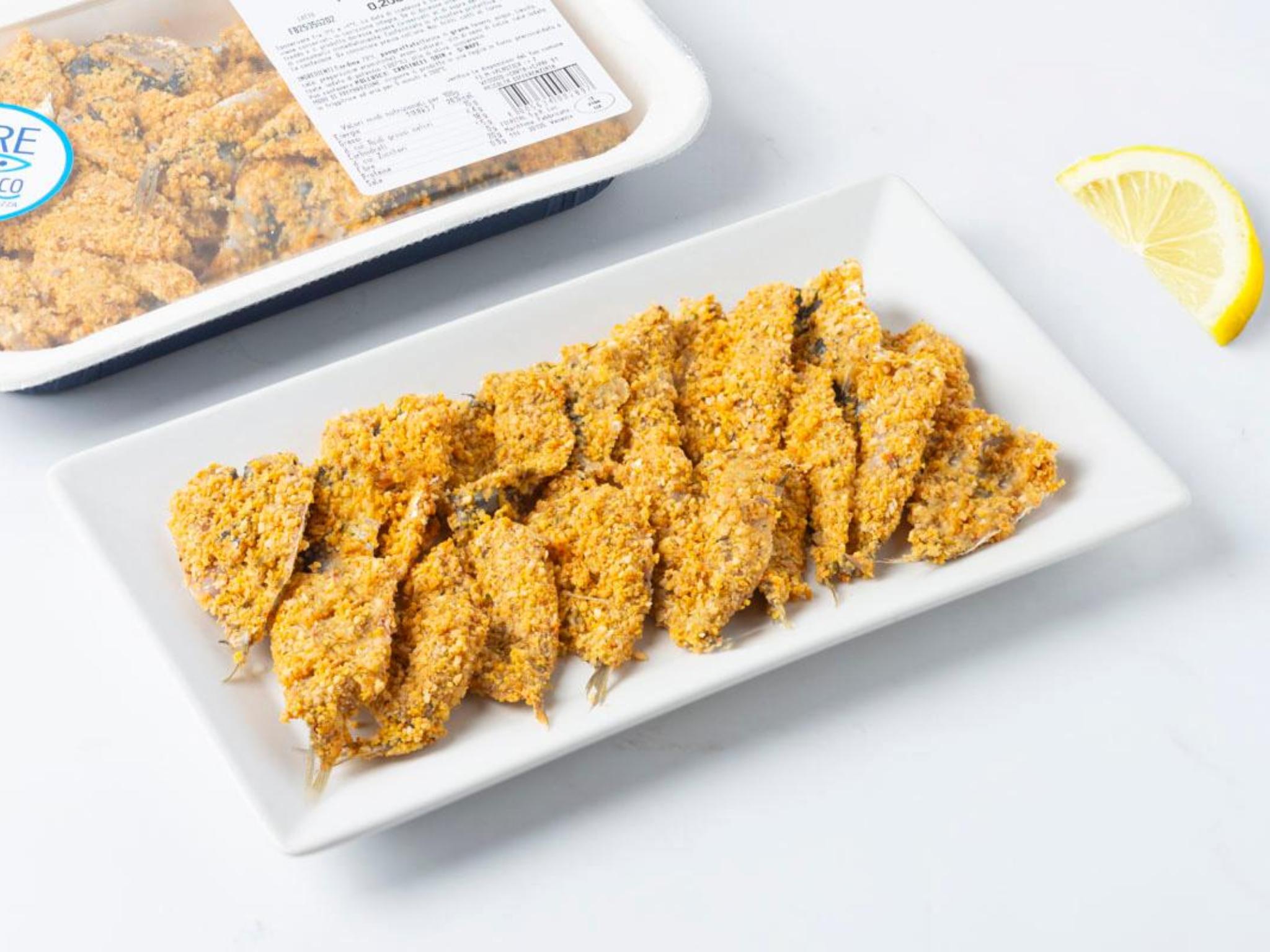Filetti di sardine panate