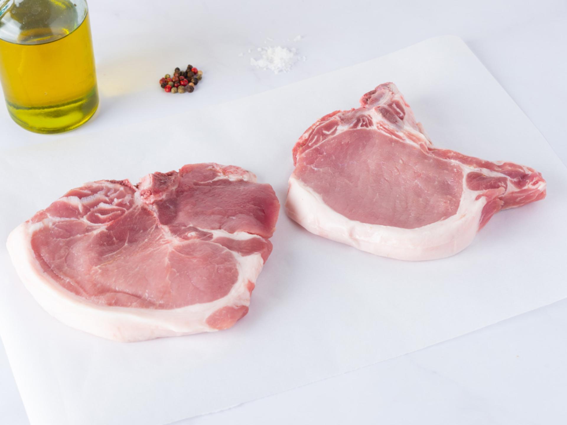 Braciole con osso di suino etrusco