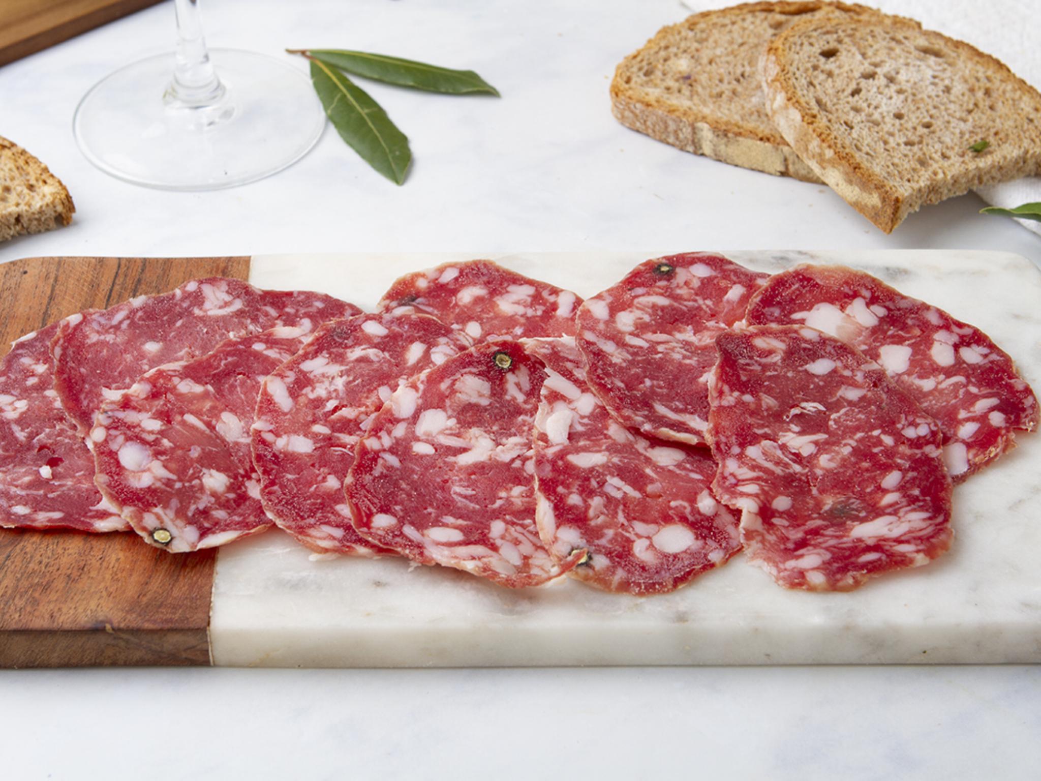 Salame di Varzi DOP affettato