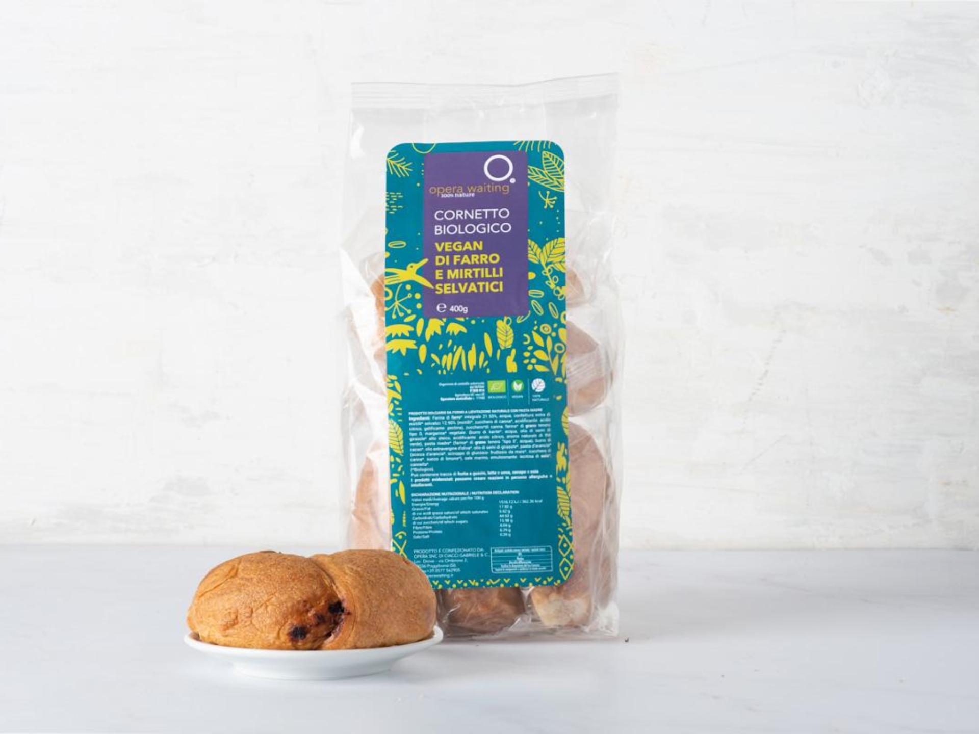 Croissant vegan di farro e mirtilli BIO