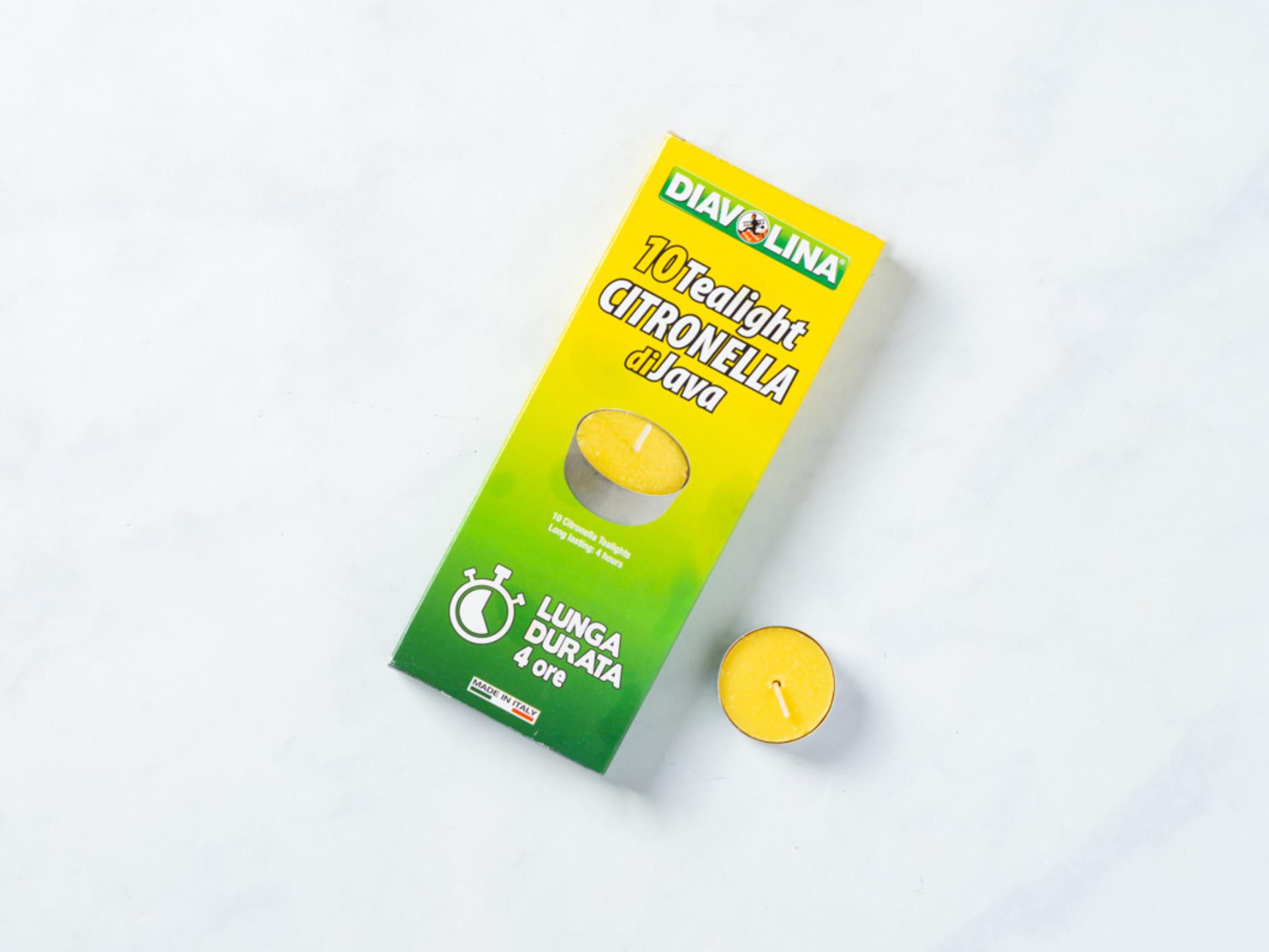 Tealight alla citronella