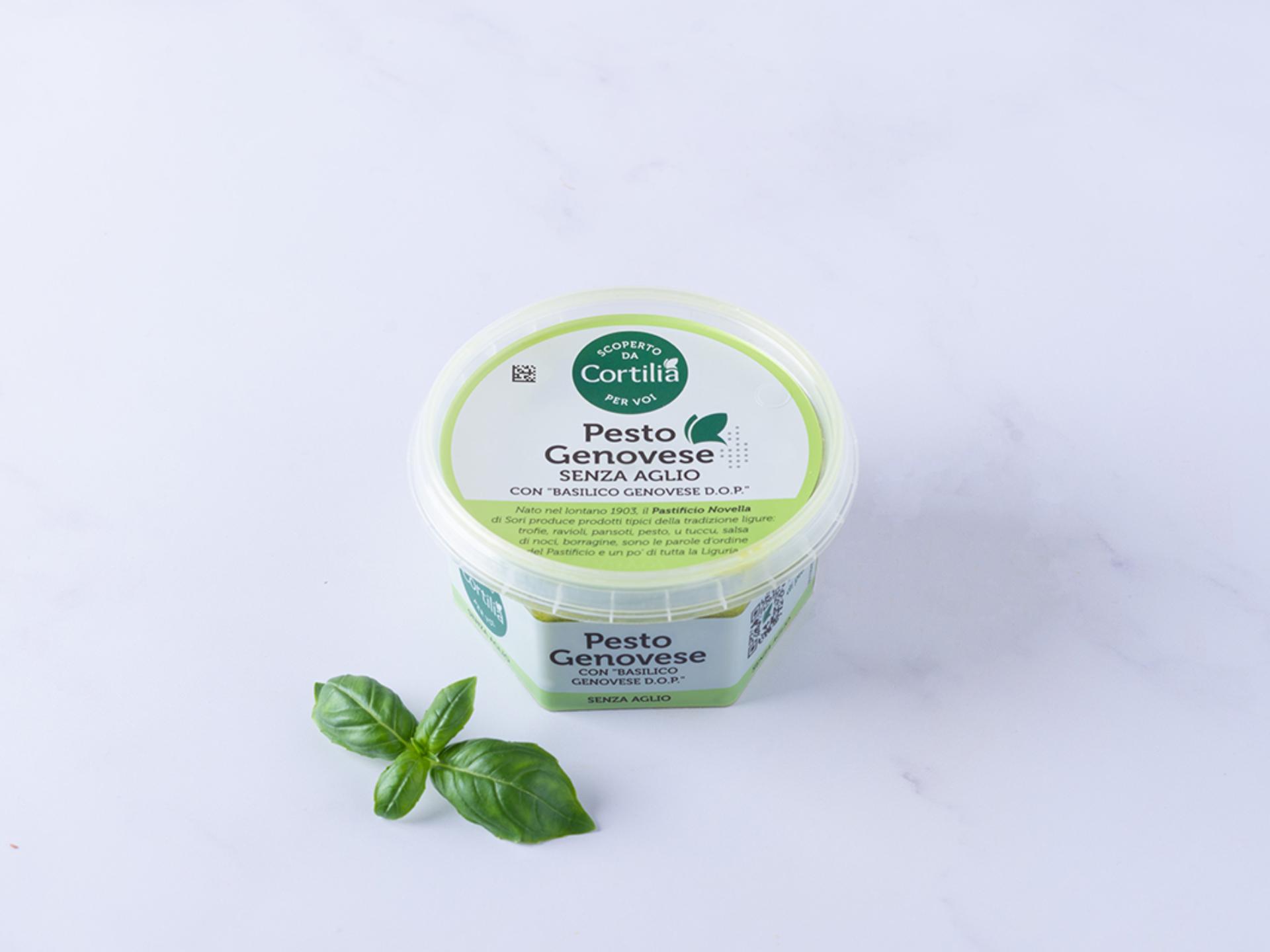 Pesto senza aglio con basilico genovese DOP