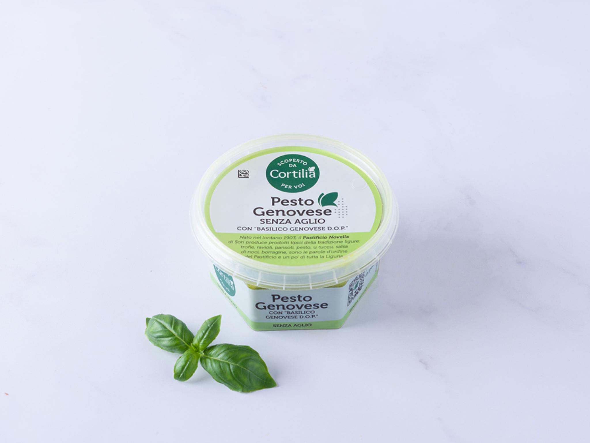 Pesto senza aglio con basilico genovese DOP