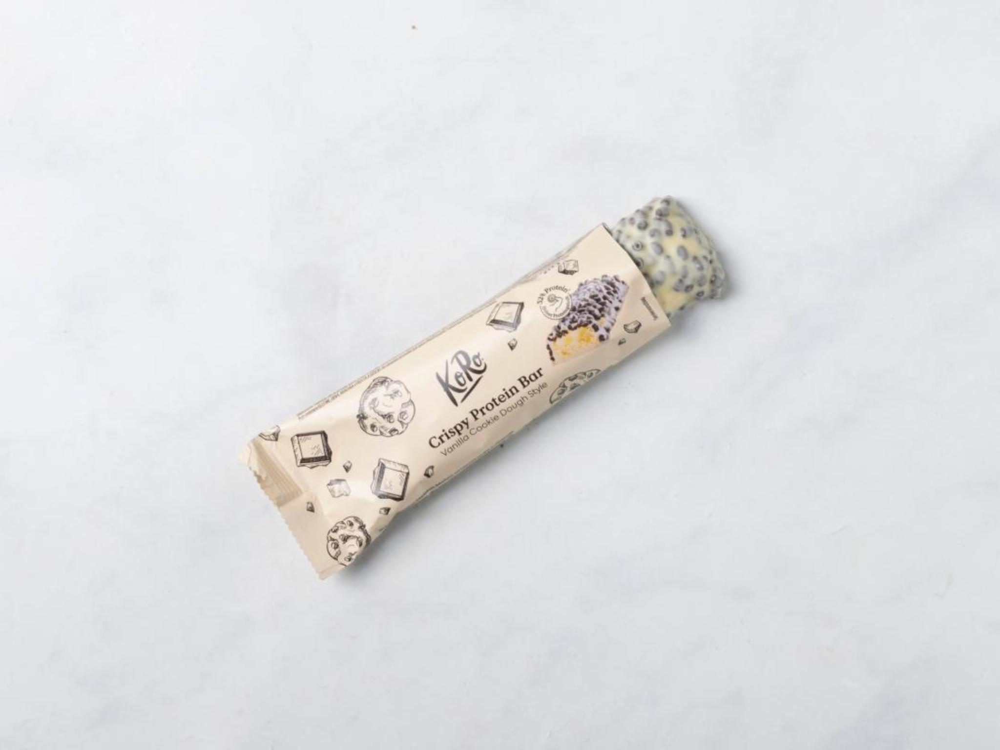 Barretta proteica crunchy cookie dough e vaniglia
