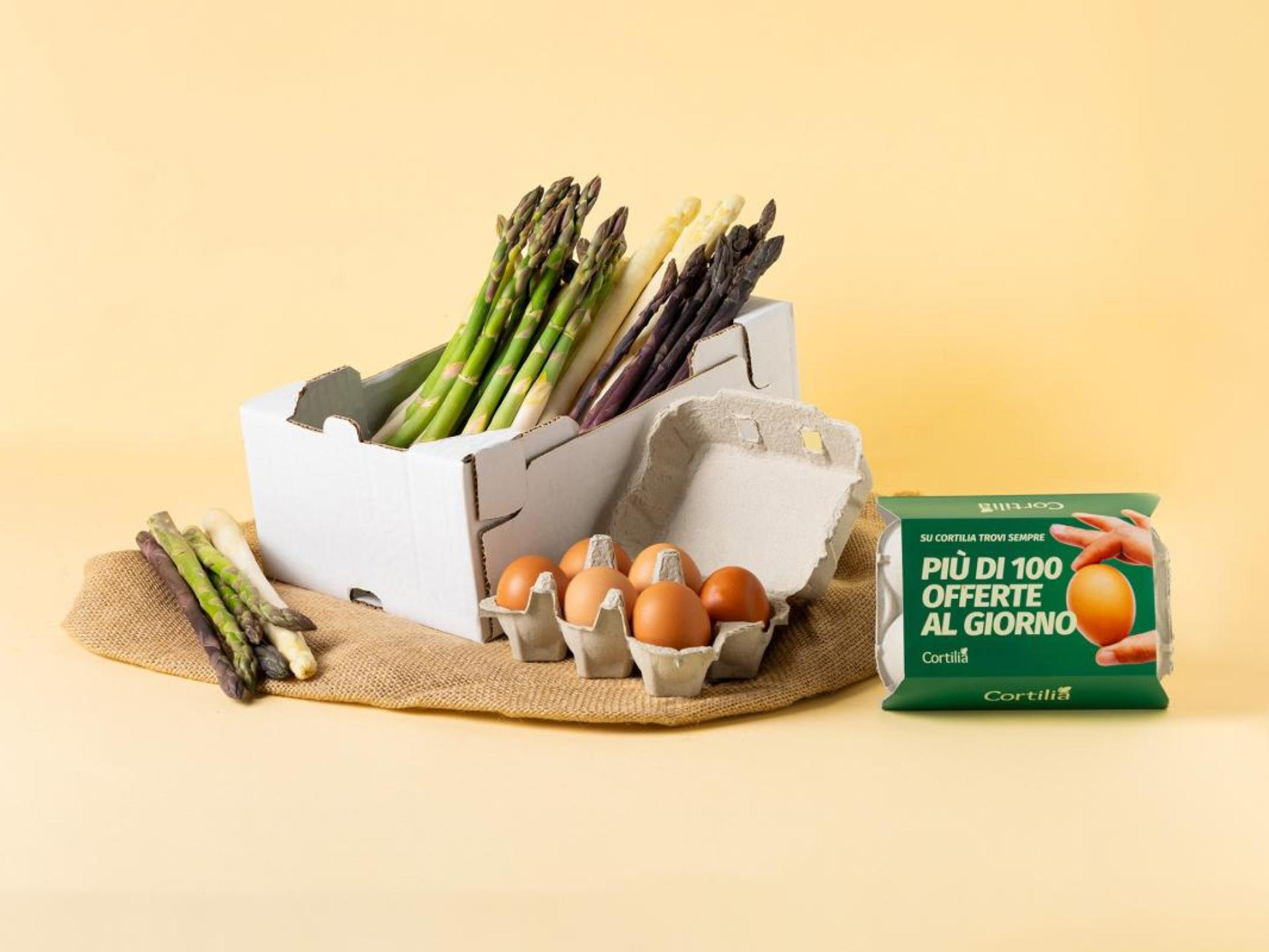 Gran mix di asparagi e uova