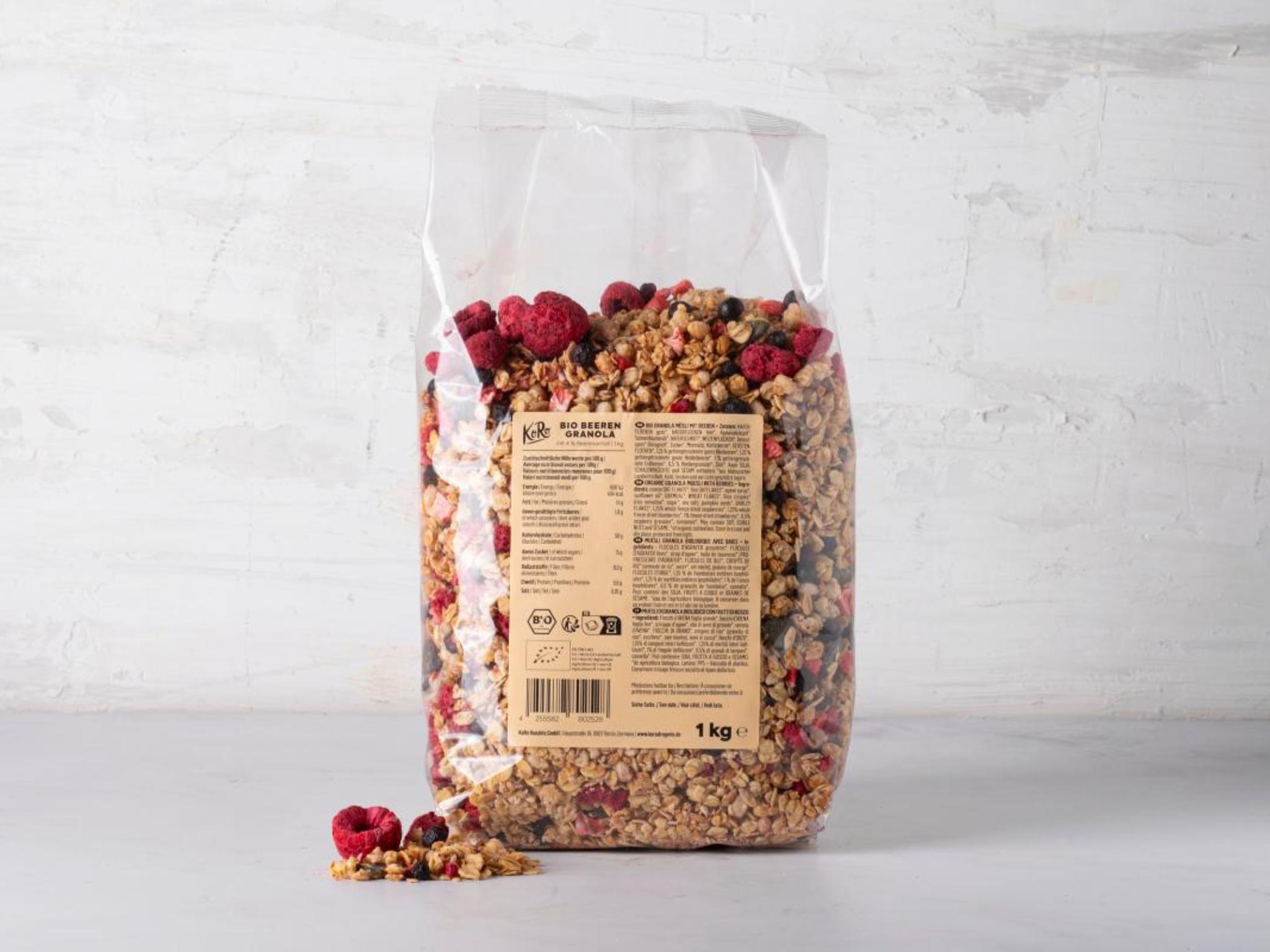 Granola croccante ai frutti di bosco BIO