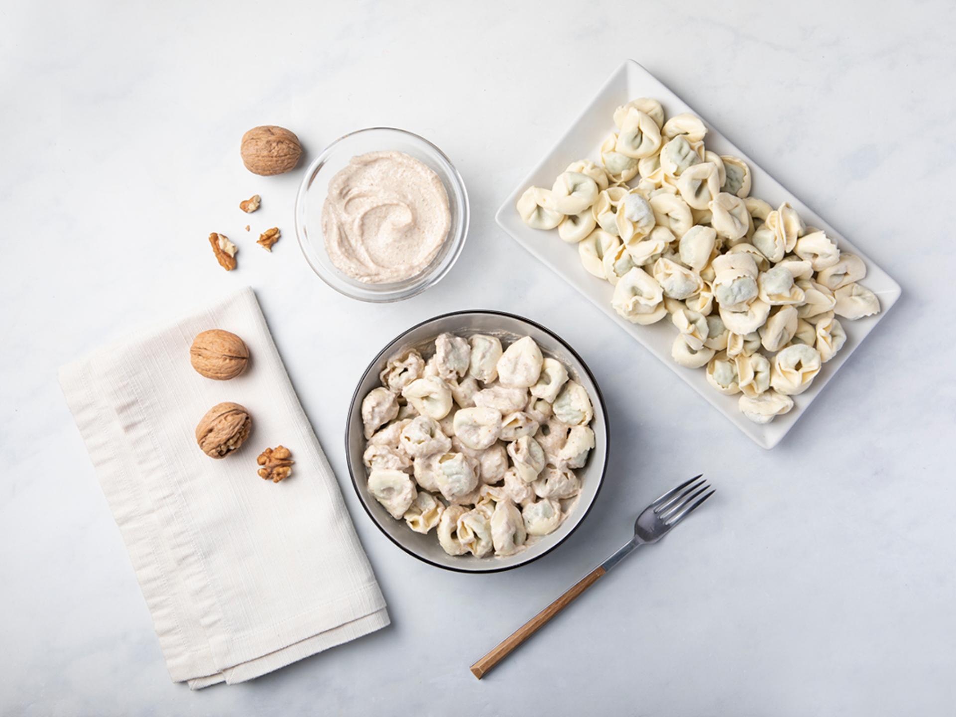 Pansoti liguri con salsa di noci