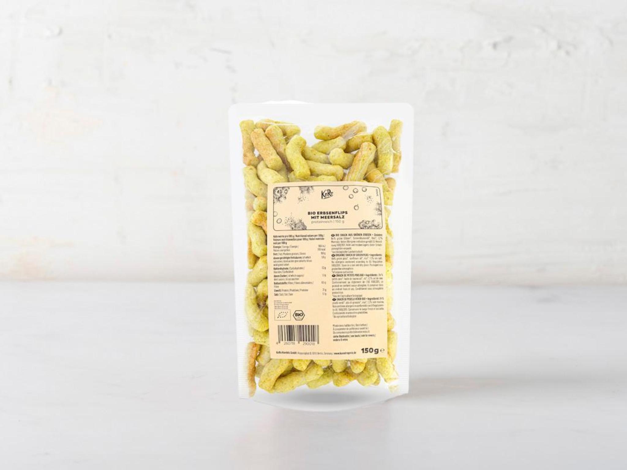 Cornetti di piselli con sale marino BIO