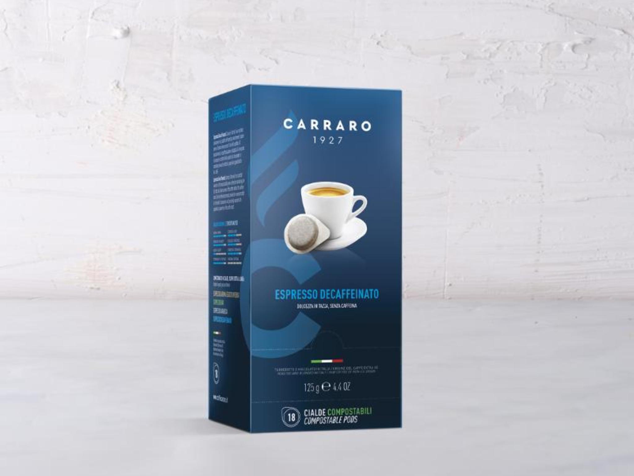 Cialde di caffè decaffeinato