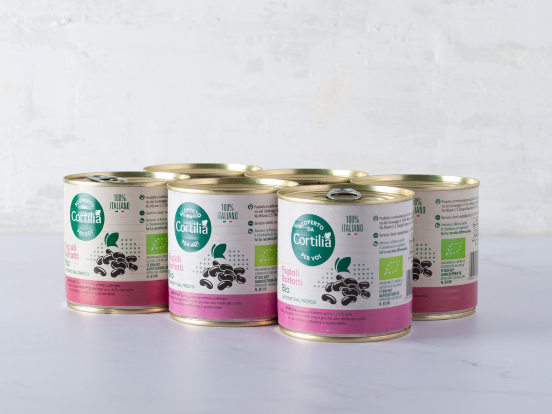 6 Fagioli borlotti in scatola BIO