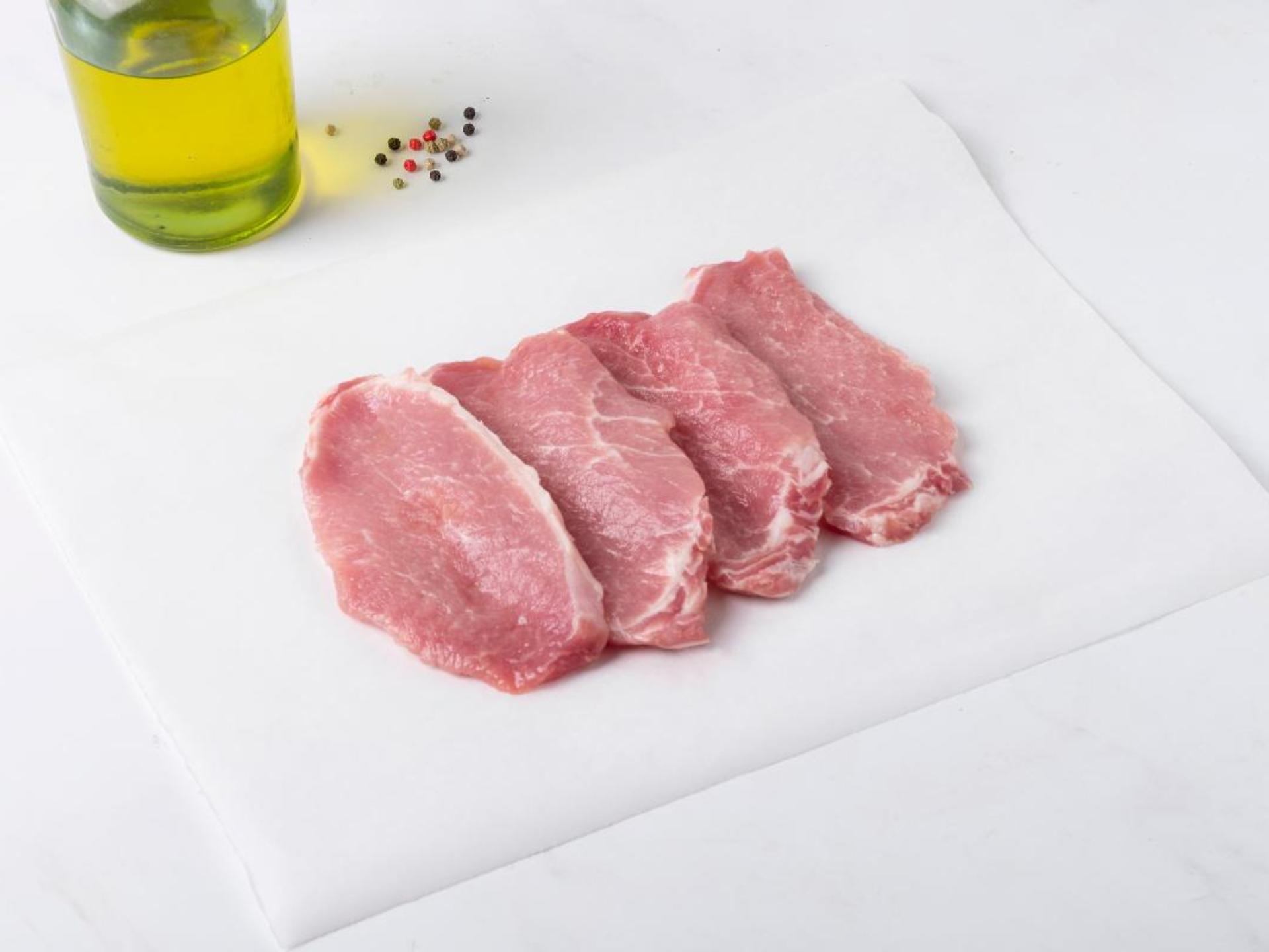 Lonza di suino a fette