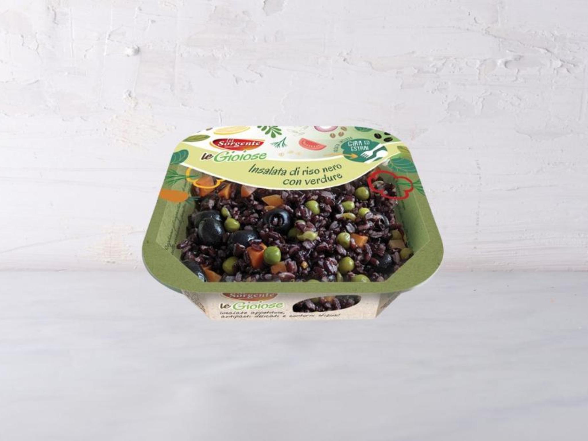 Riso nero con verdure