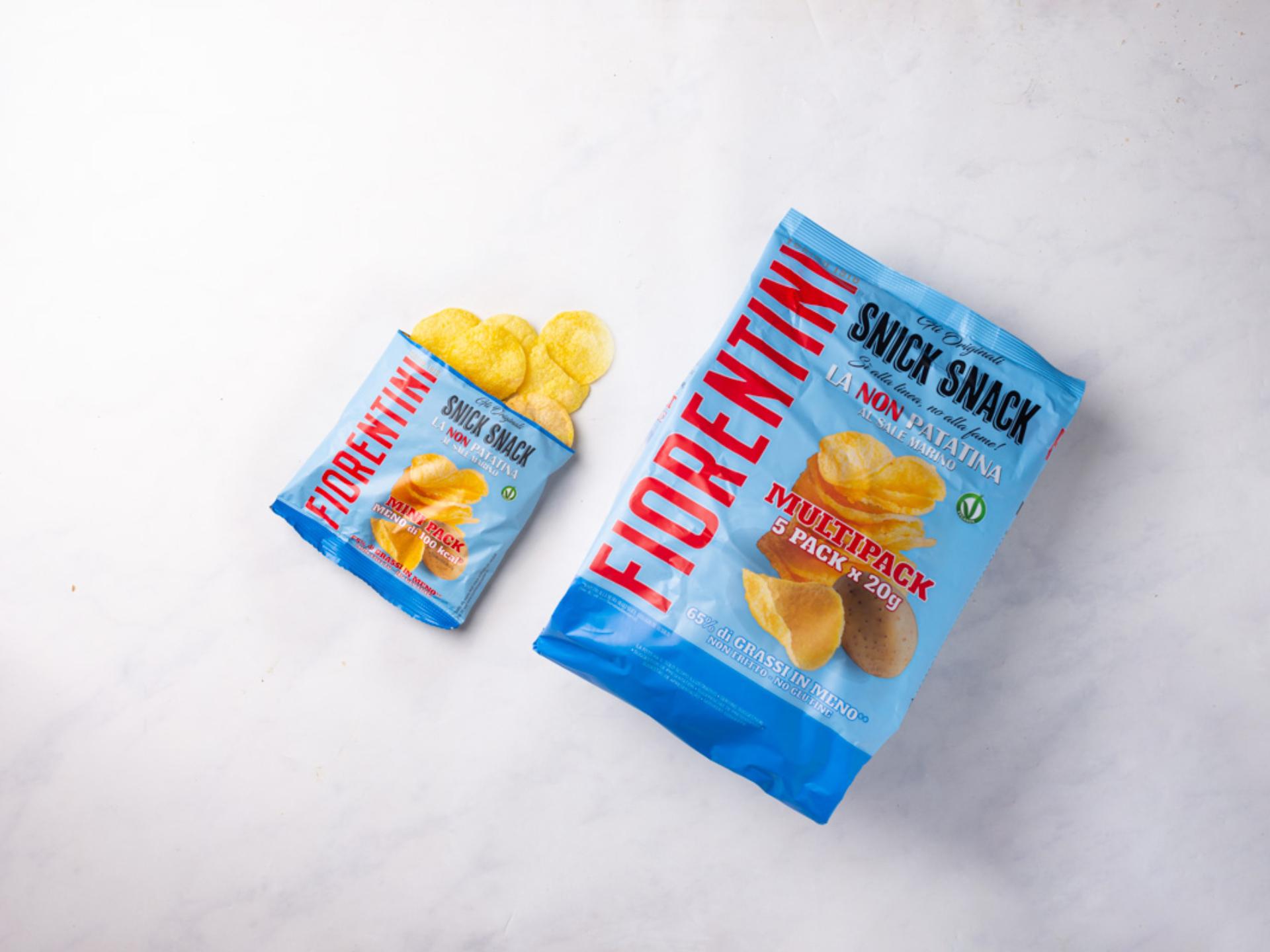 Multipack di chips di patate non fritte