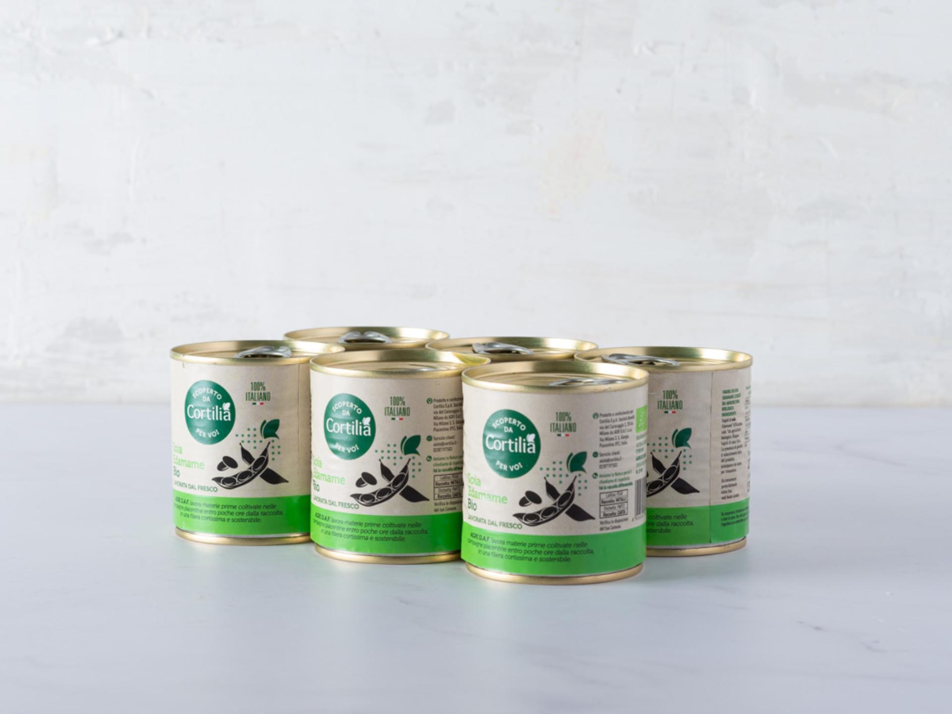 6 Soia edamame italiana in scatola BIO
