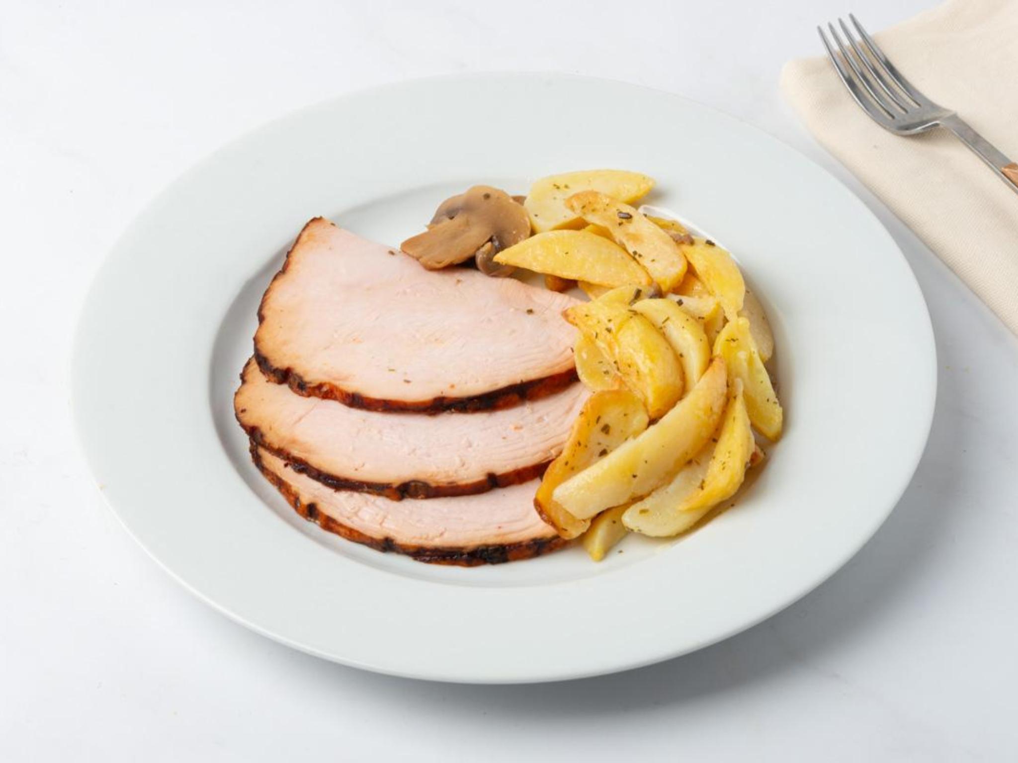 Arrosto di tacchino con patate