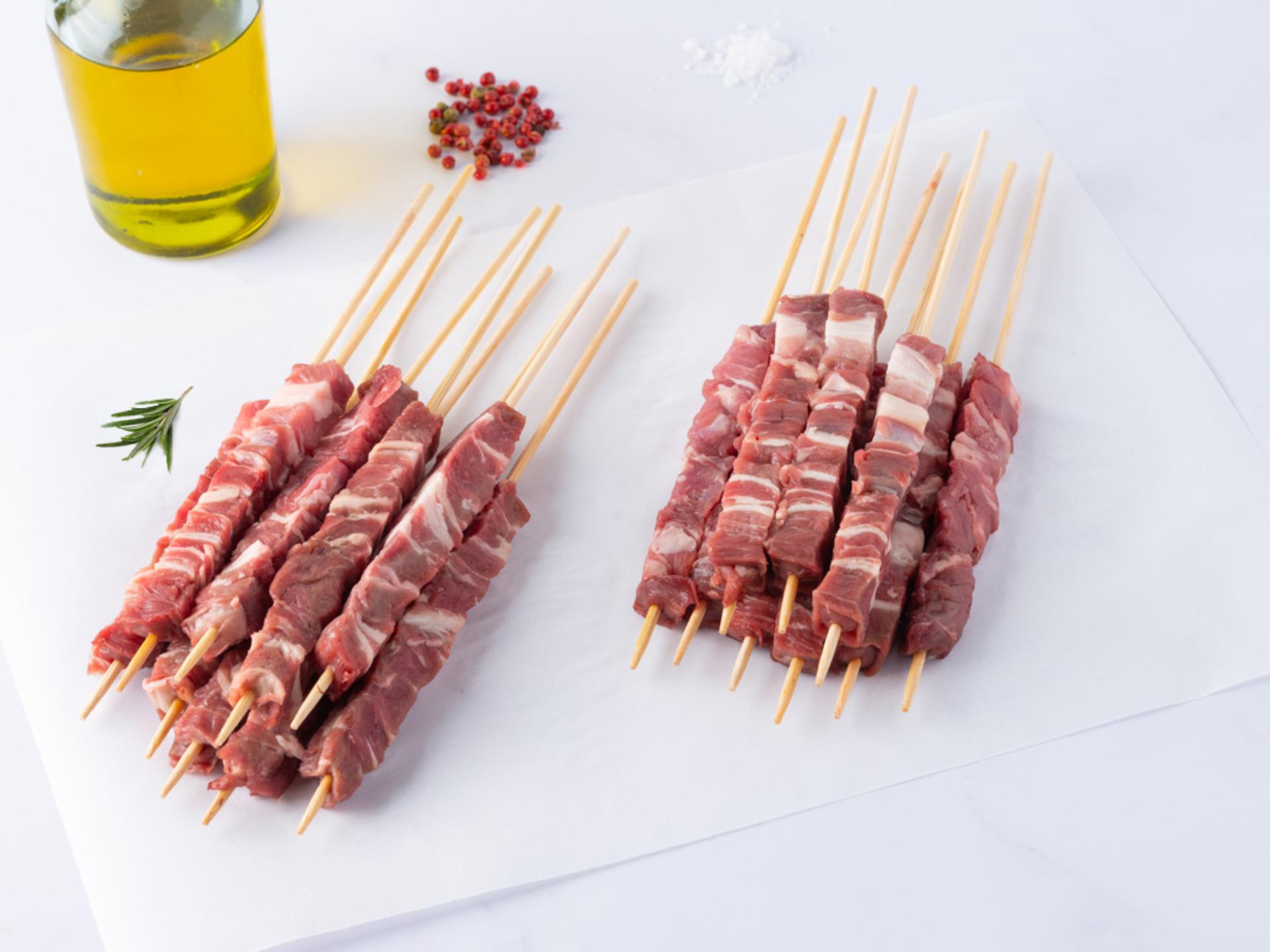 Arrosticini di pecora lodigiana