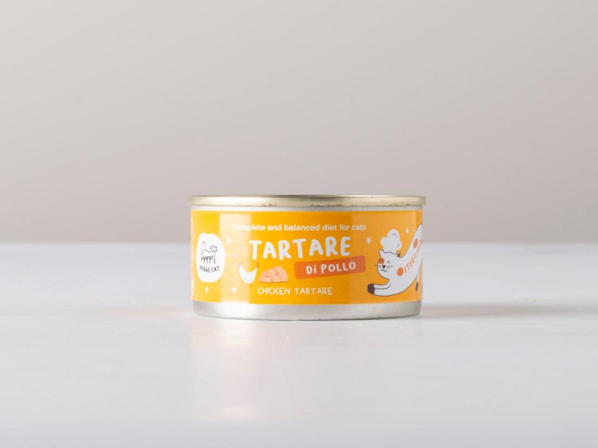 Tartare di pollo per gatti sterilizzati