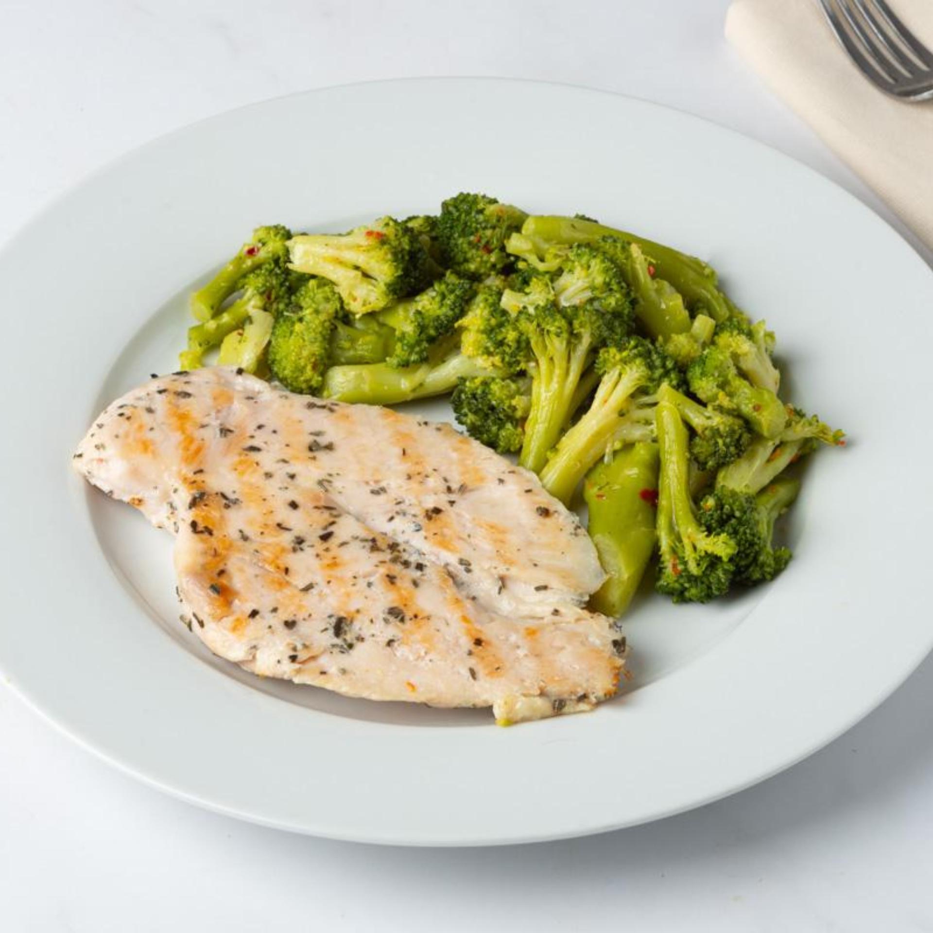 Petto di pollo con broccoli