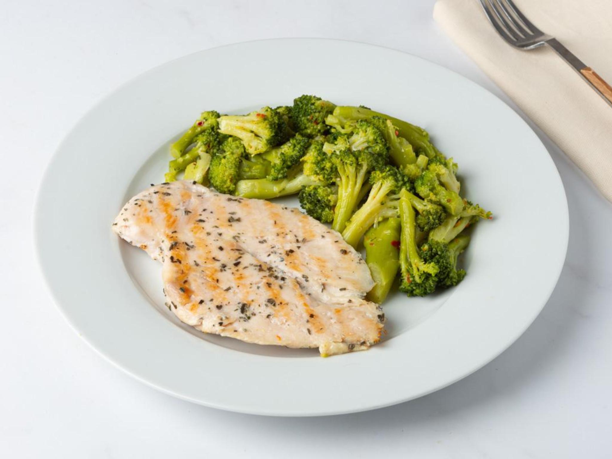 Petto di pollo con broccoli