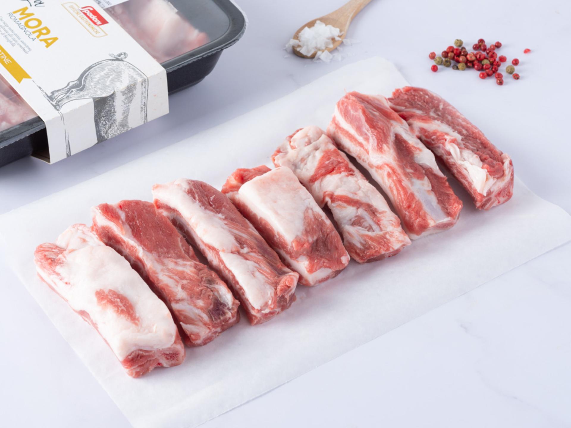 Costine di suino Mora Romagnola