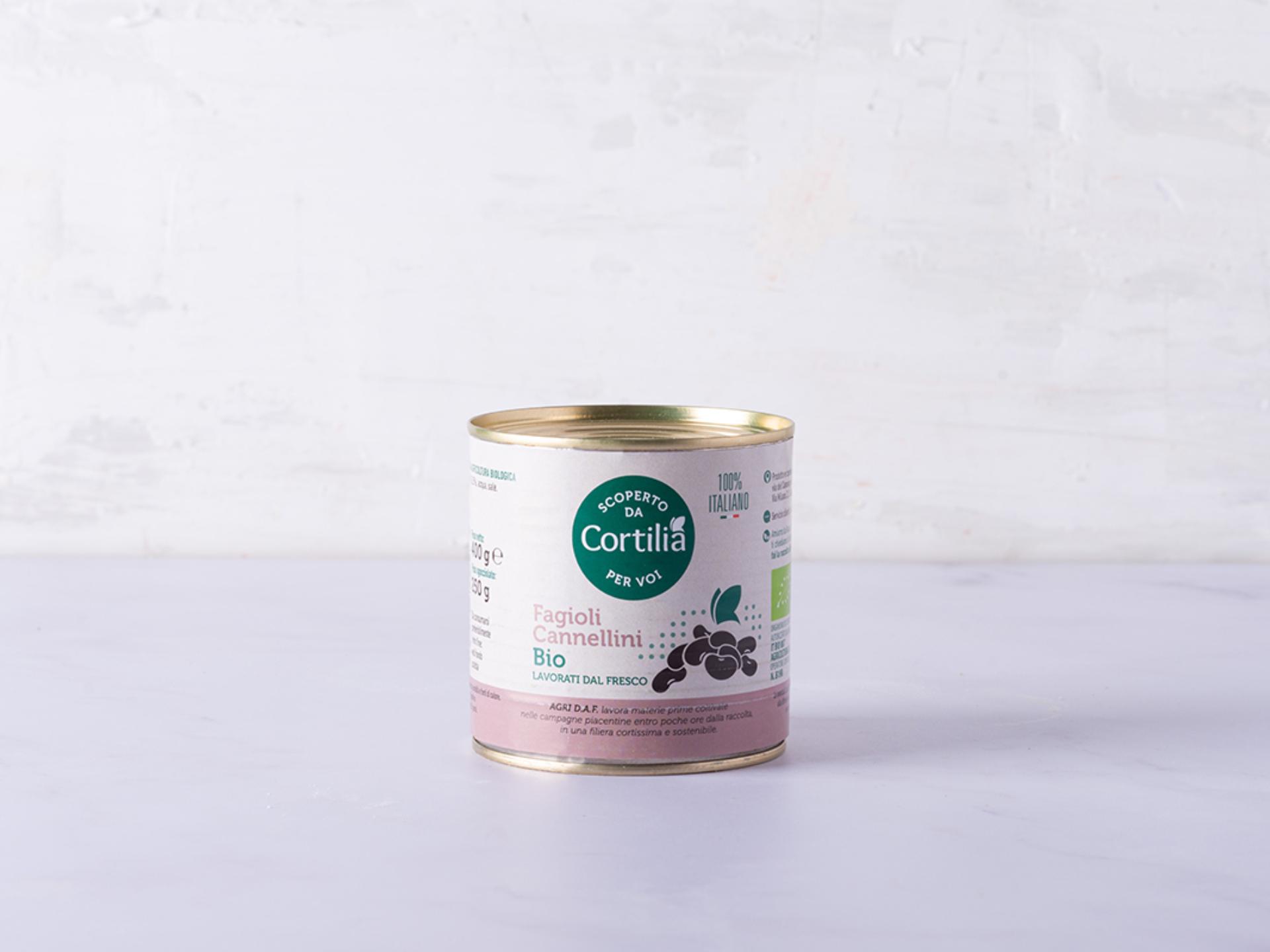 Fagioli cannellini freschi in scatola BIO