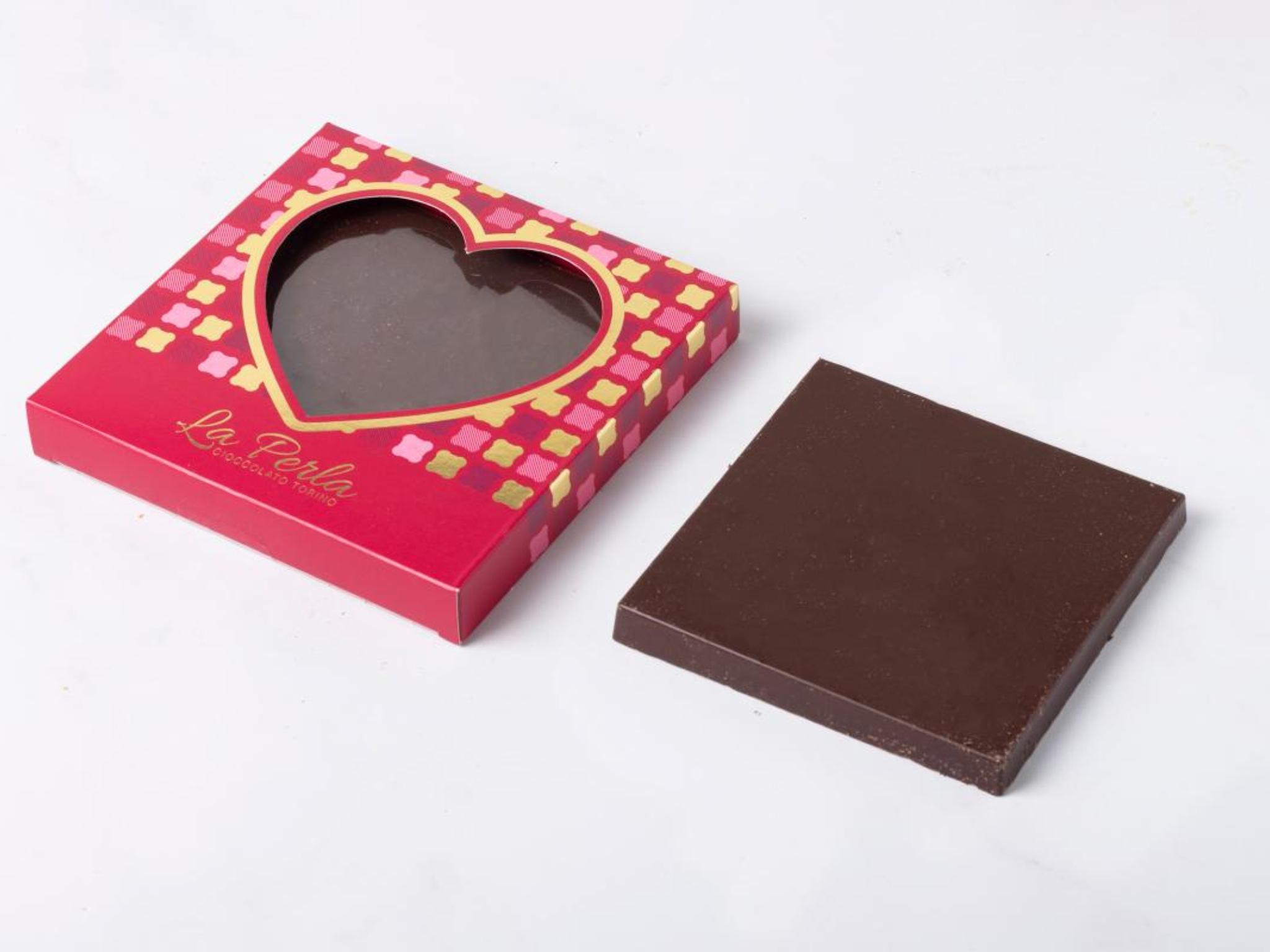 Cuore di cioccolato e arancia