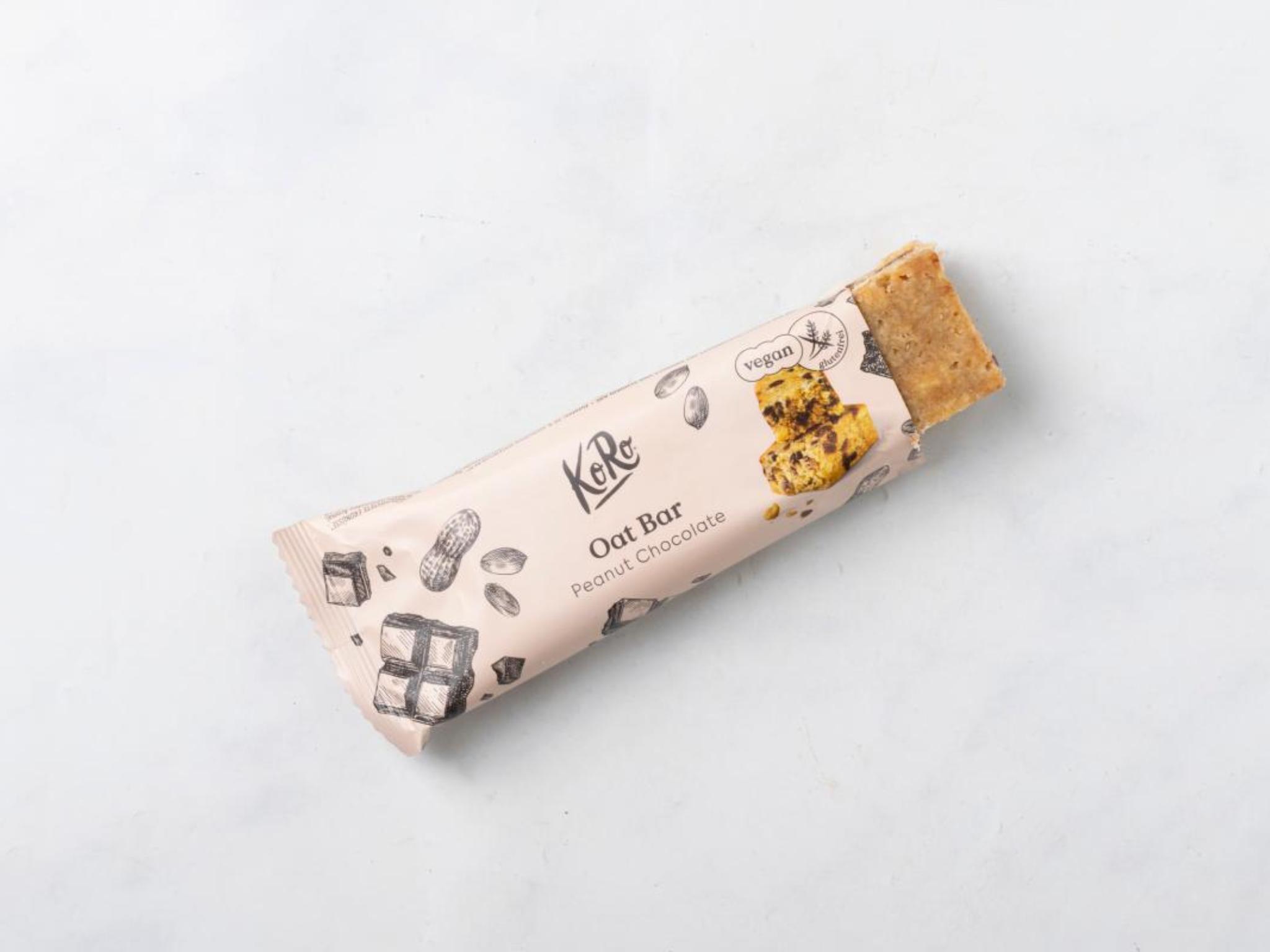 Barretta di avena alle arachidi e cioccolato BIO
