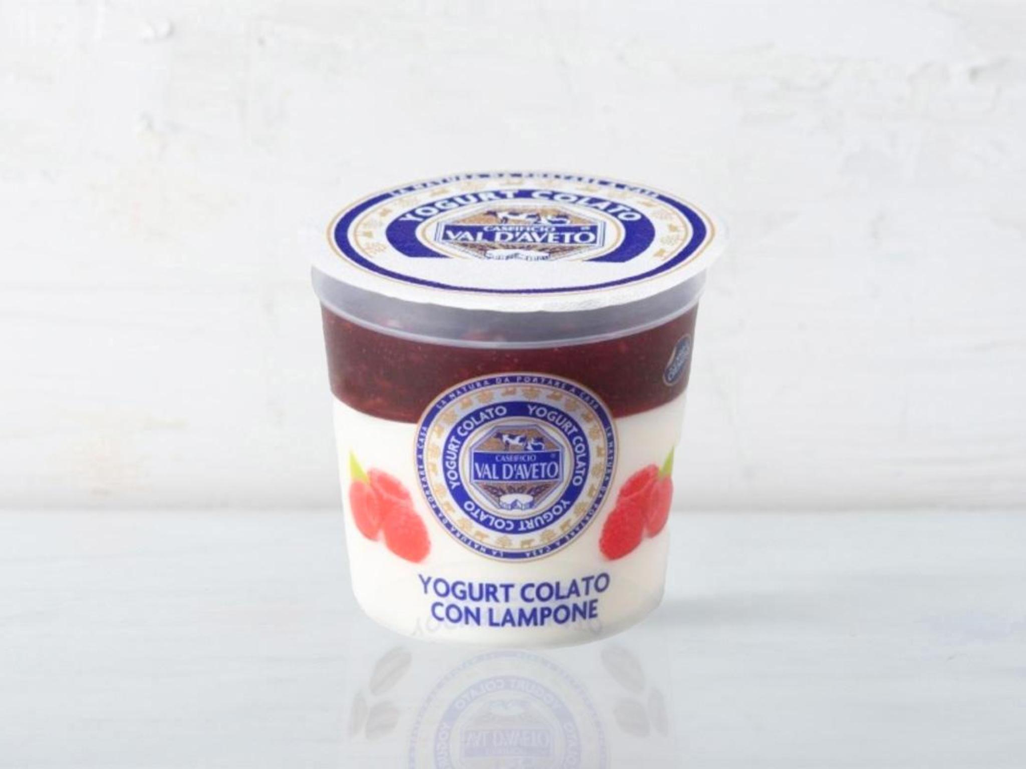 Yogurt colato al lampone