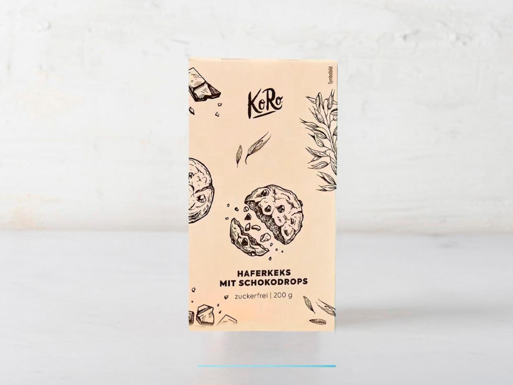 Biscotti senza zucchero con gocce di cioccolato
