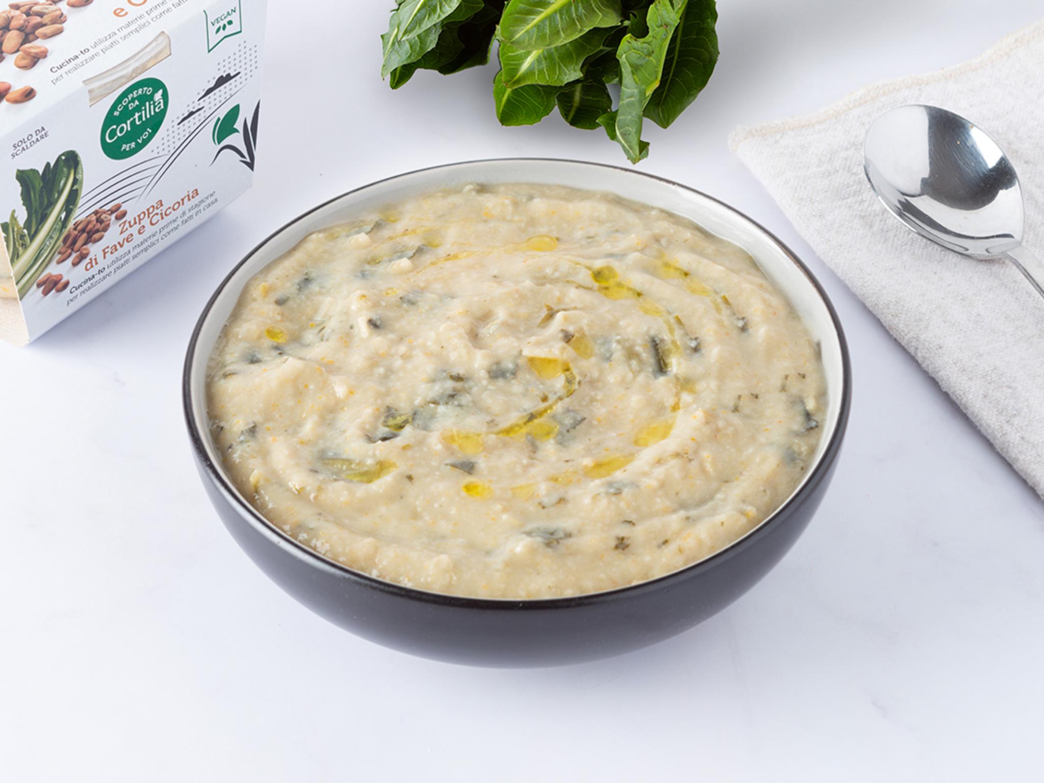 Zuppa di fave e cicoria