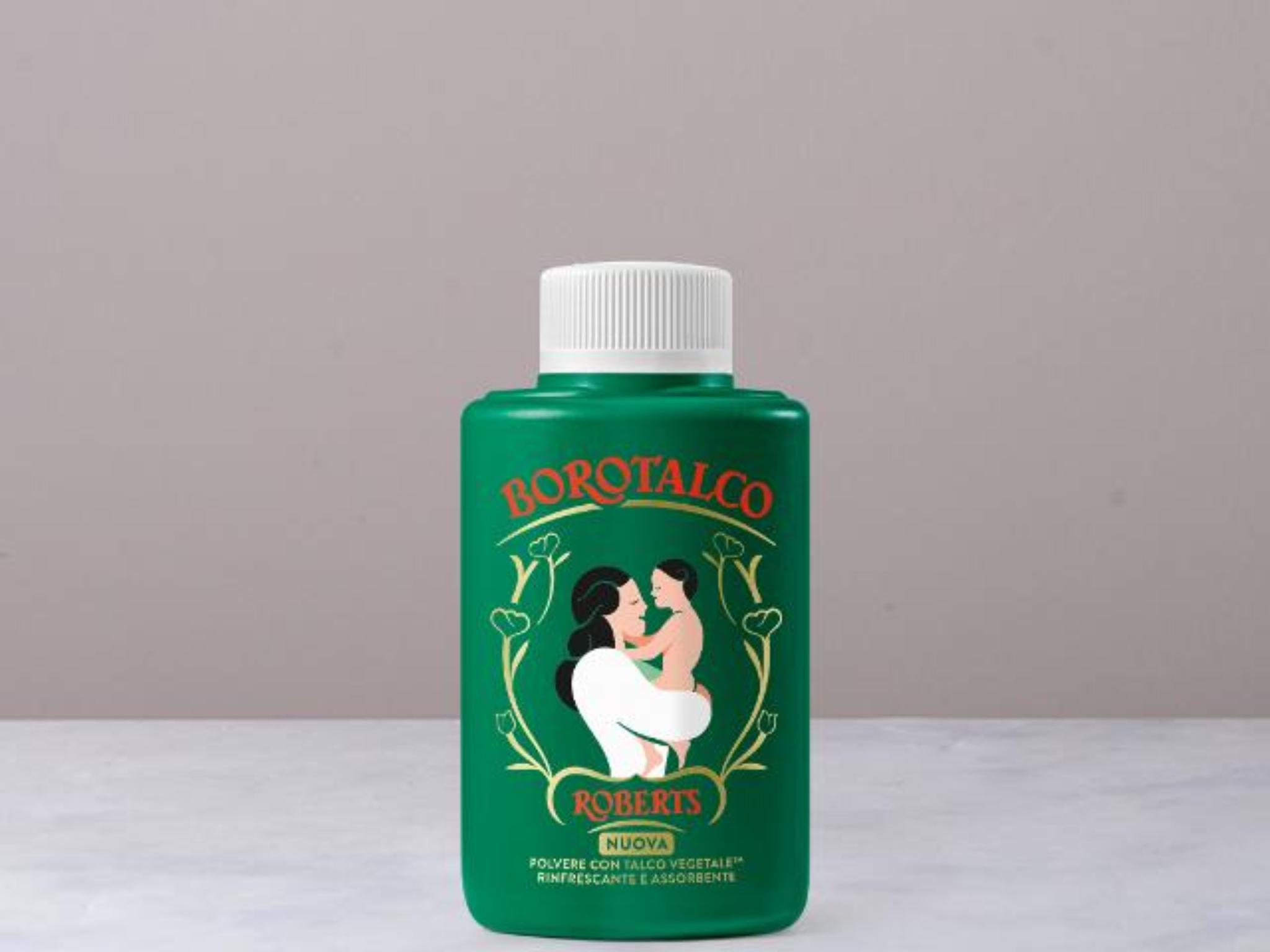 Talco vegetale in barattolo