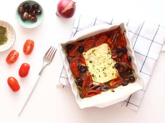 Kit Feta al forno con pomodorini e olive