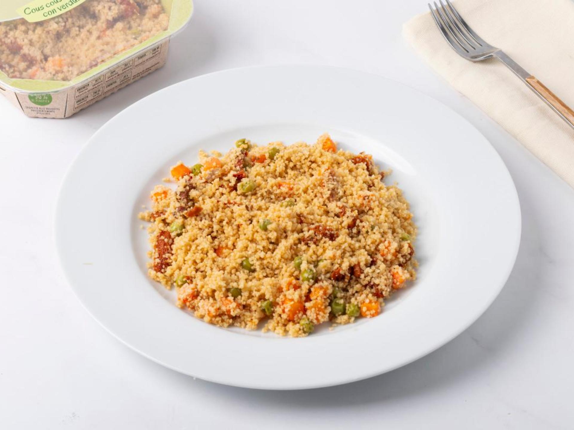 Cous cous integrale con verdure