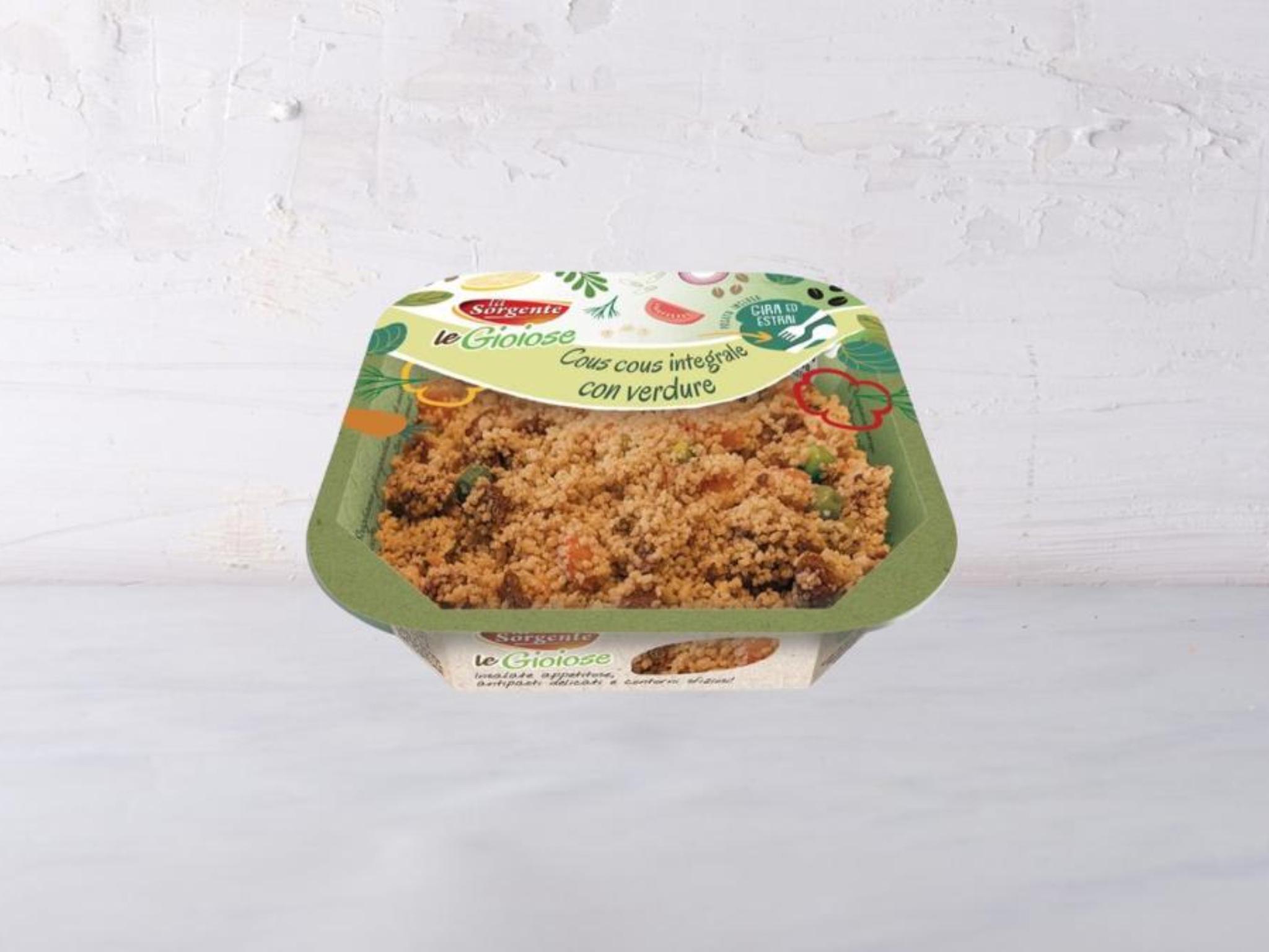 Cous cous integrale con verdure