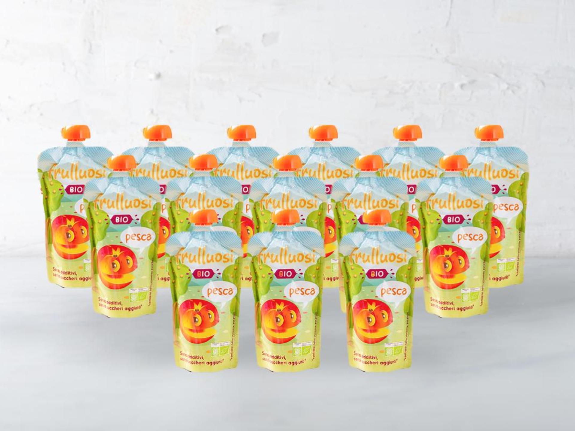 14 Frullati di pesca BIO