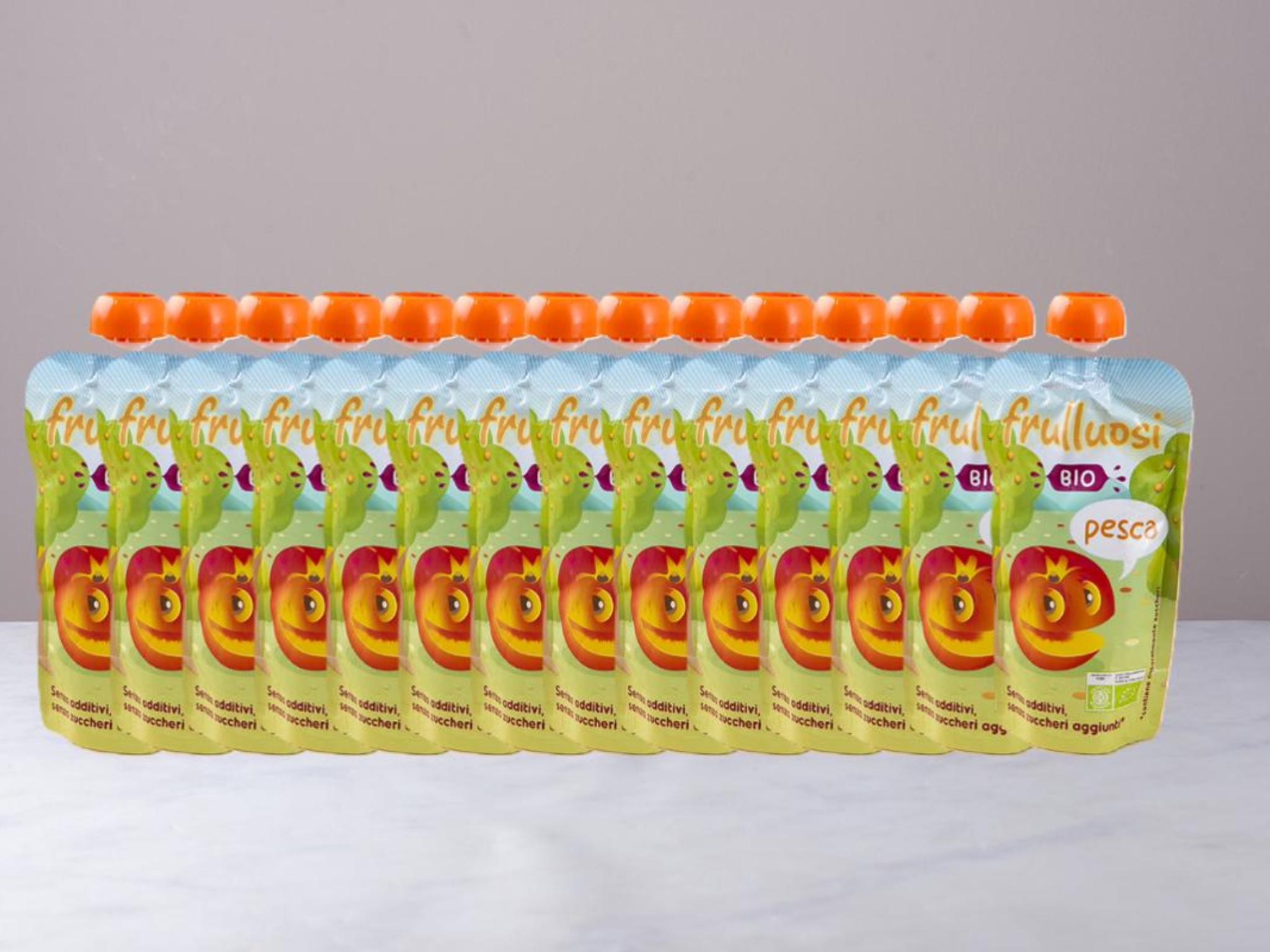14 Frullati di pesca BIO