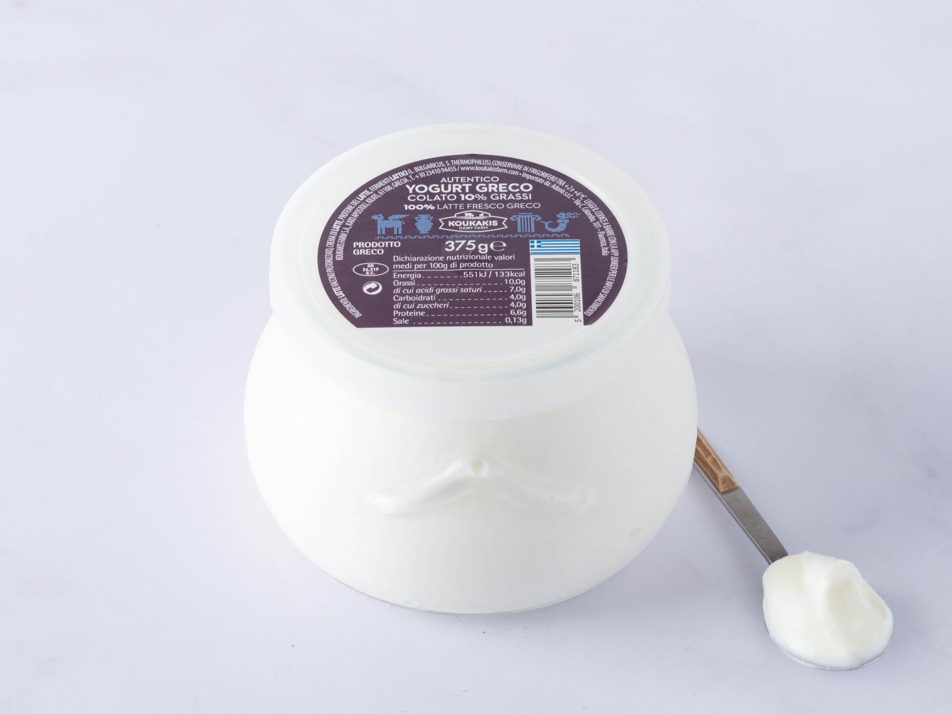 Yogurt greco bianco intero