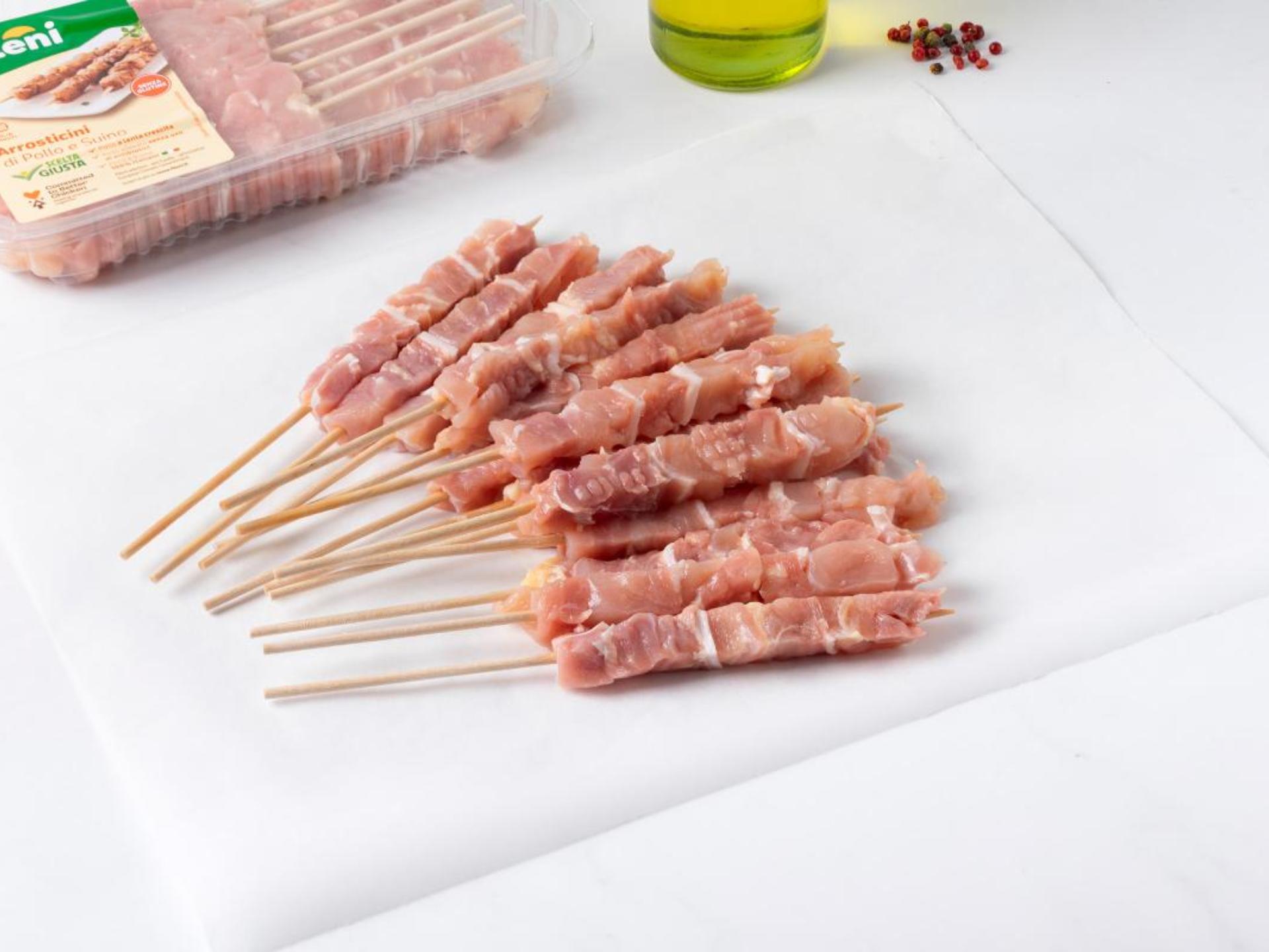 Arrosticini di pollo e suino